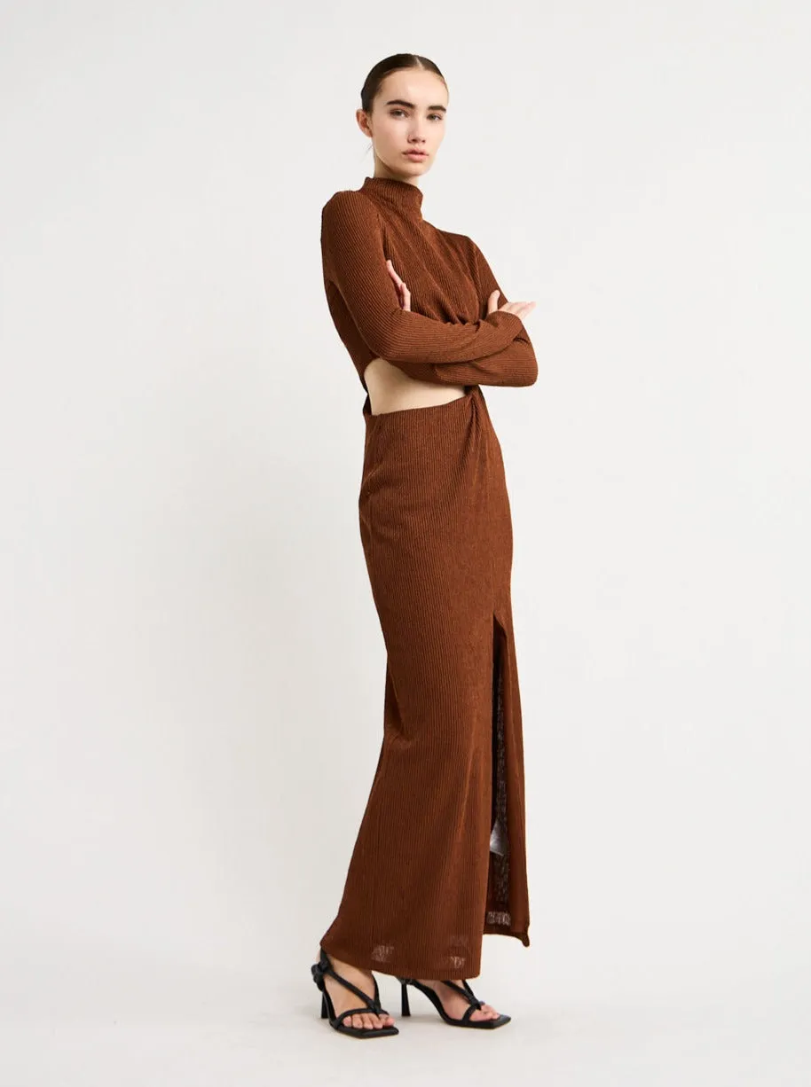 Camilla and Marc Haywood Twisted Dress in Cocoa