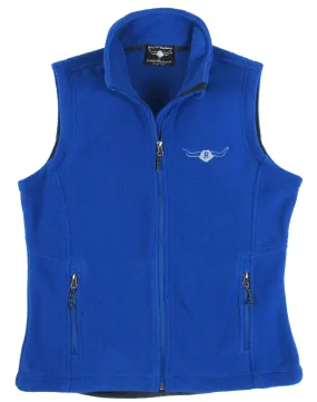 Canyon Fleece - Men's Zip Vest by Flying R Ranchwear - Royal Blue