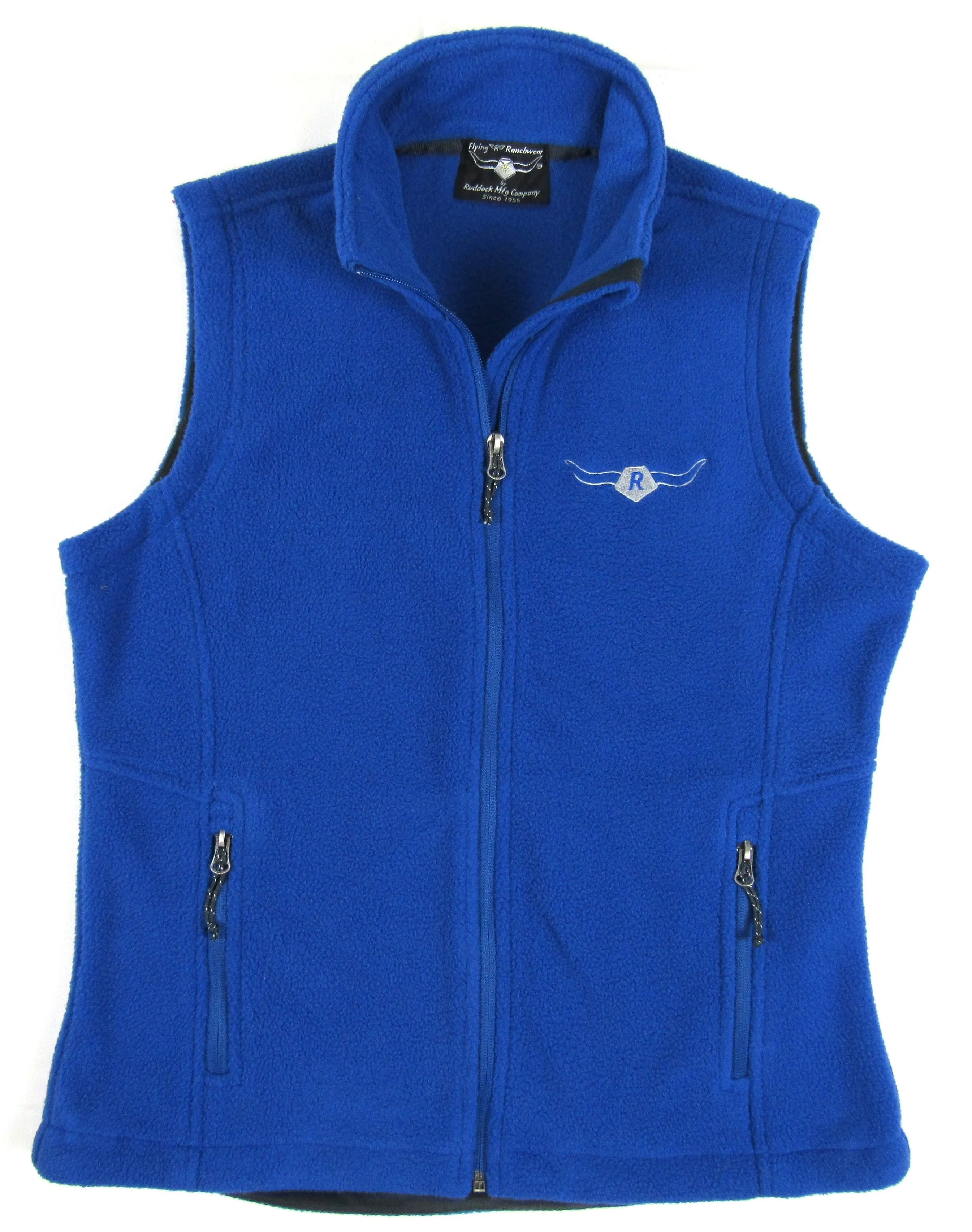 Canyon Fleece - Men's Zip Vest by Flying R Ranchwear - Royal Blue