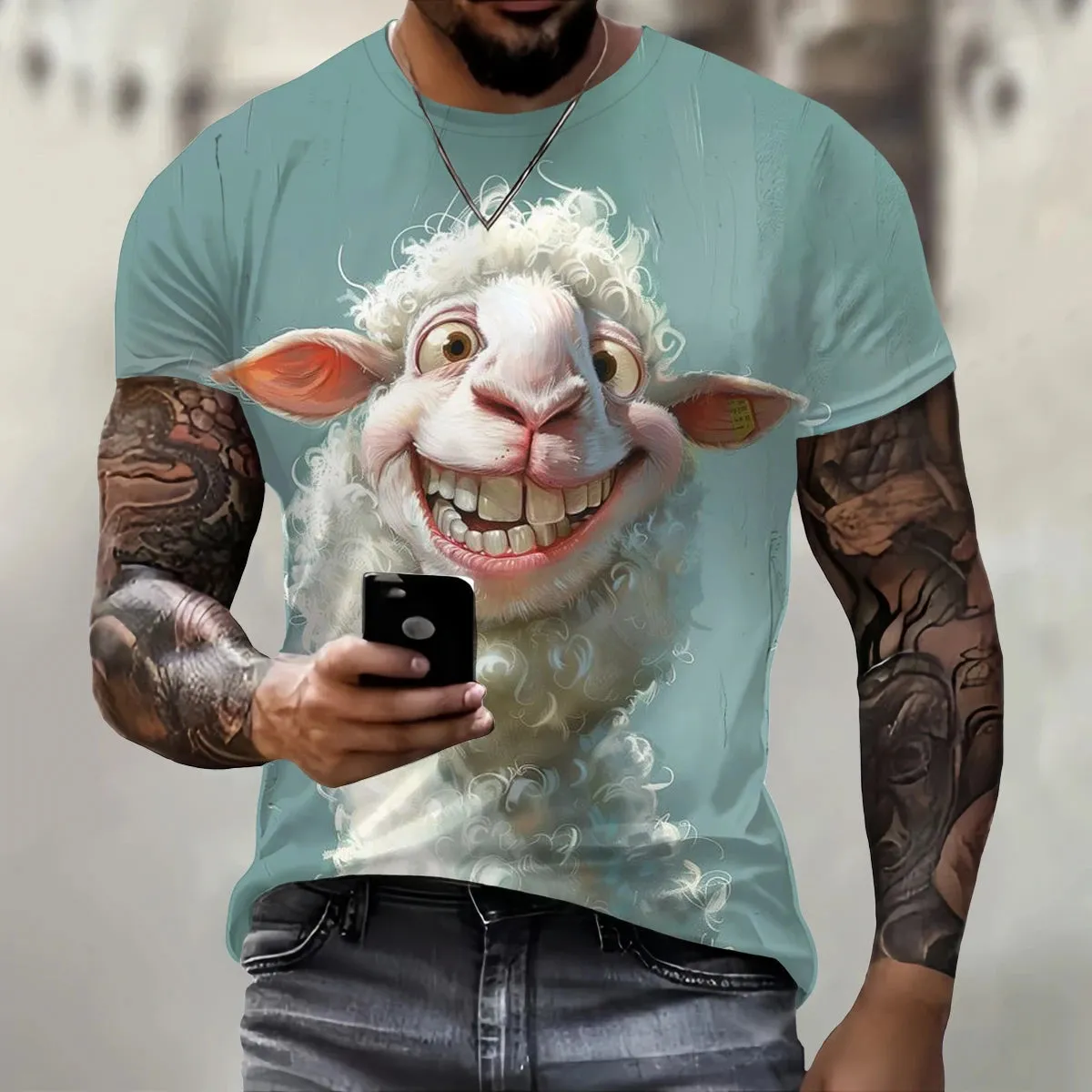 Casual 3D Sheep T.