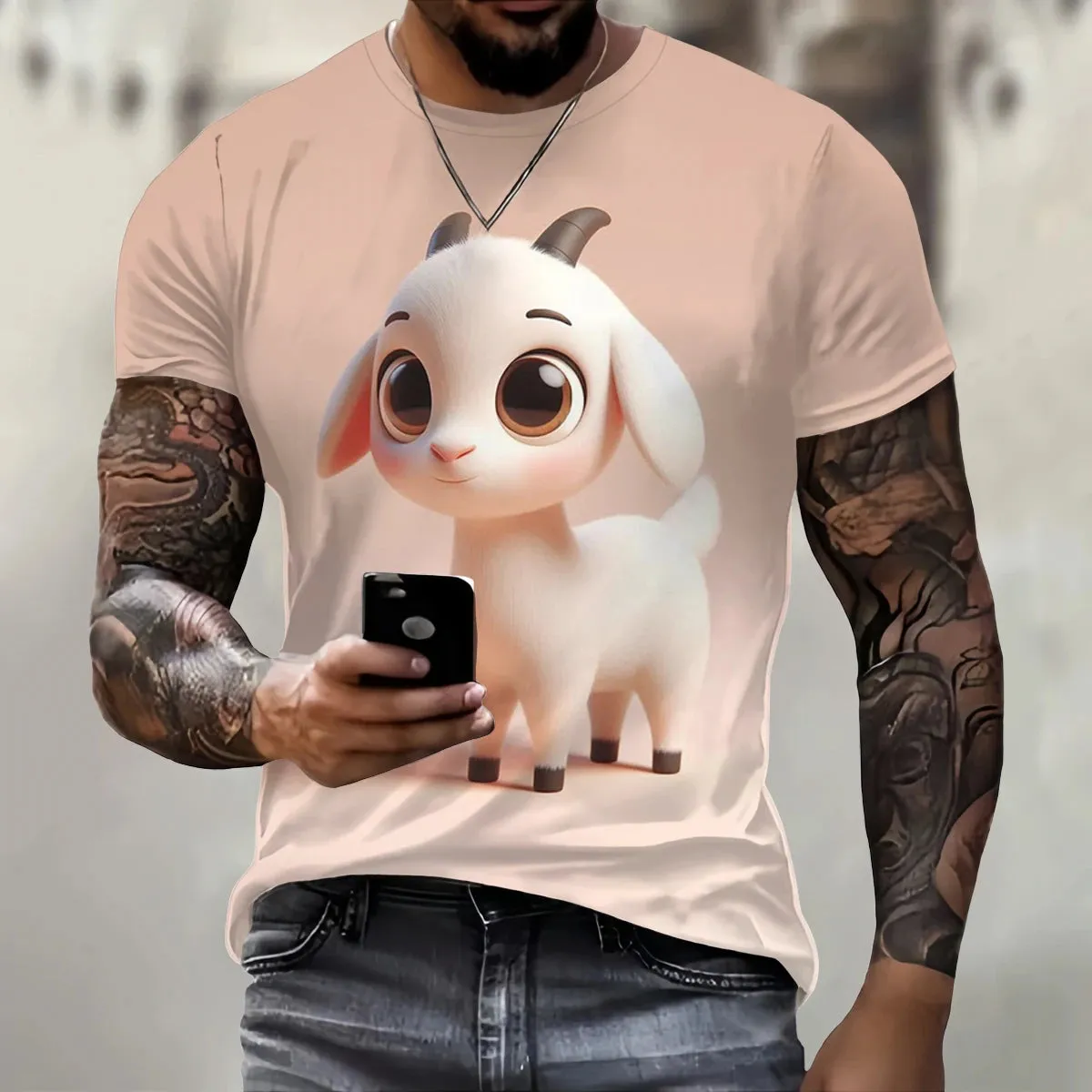 Casual 3D Sheep T.