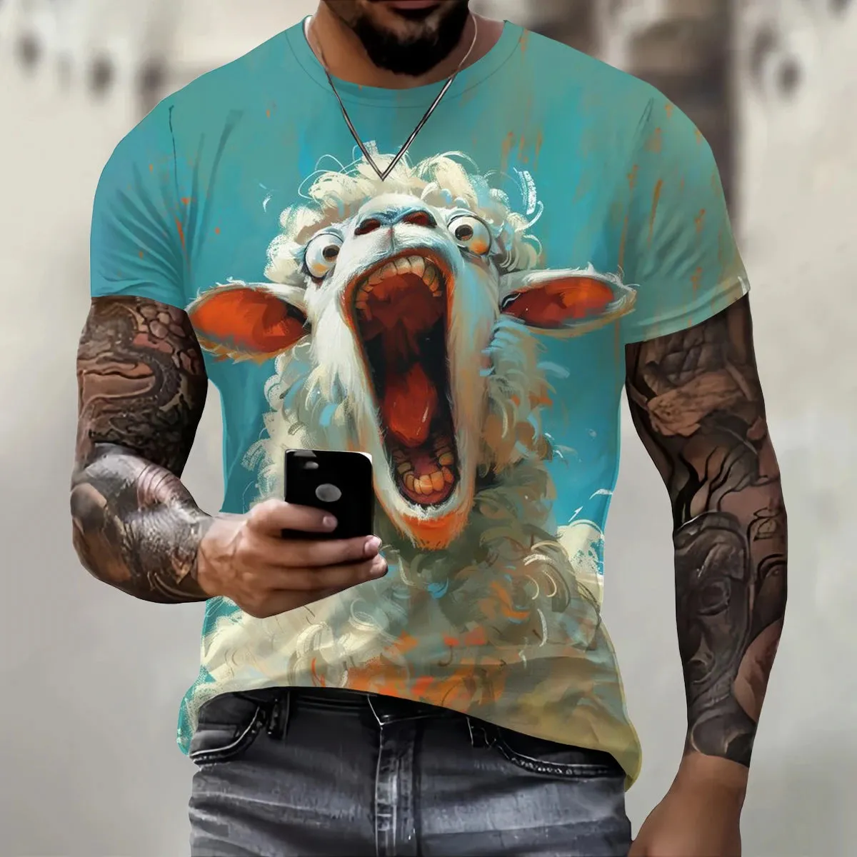 Casual 3D Sheep T.
