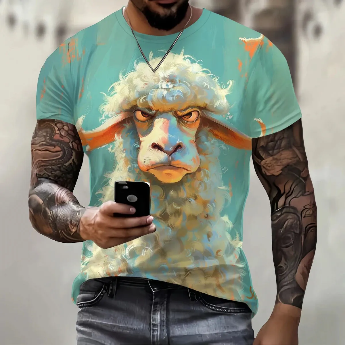Casual 3D Sheep T.