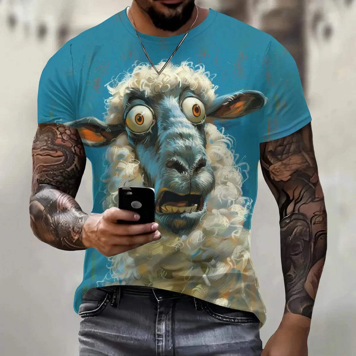 Casual 3D Sheep T.