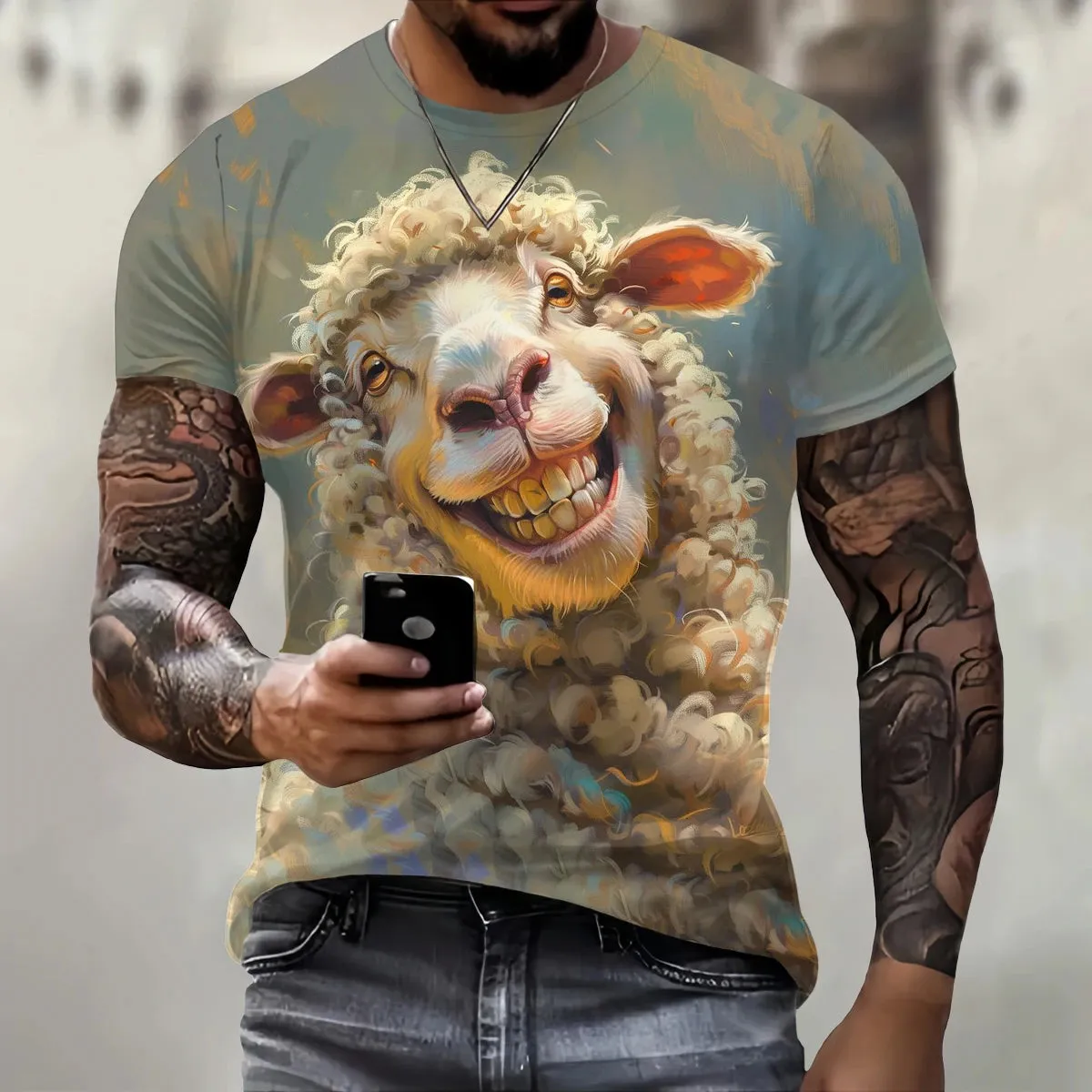 Casual 3D Sheep T.