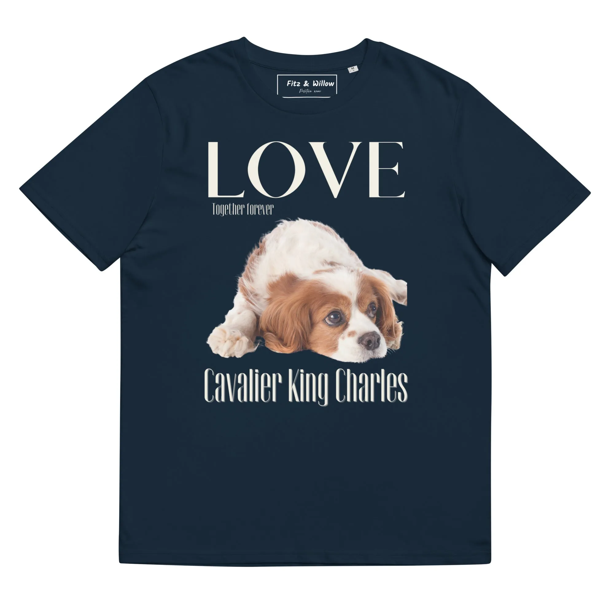 Cavalier King Charles Spaniel sustainable t-shirt