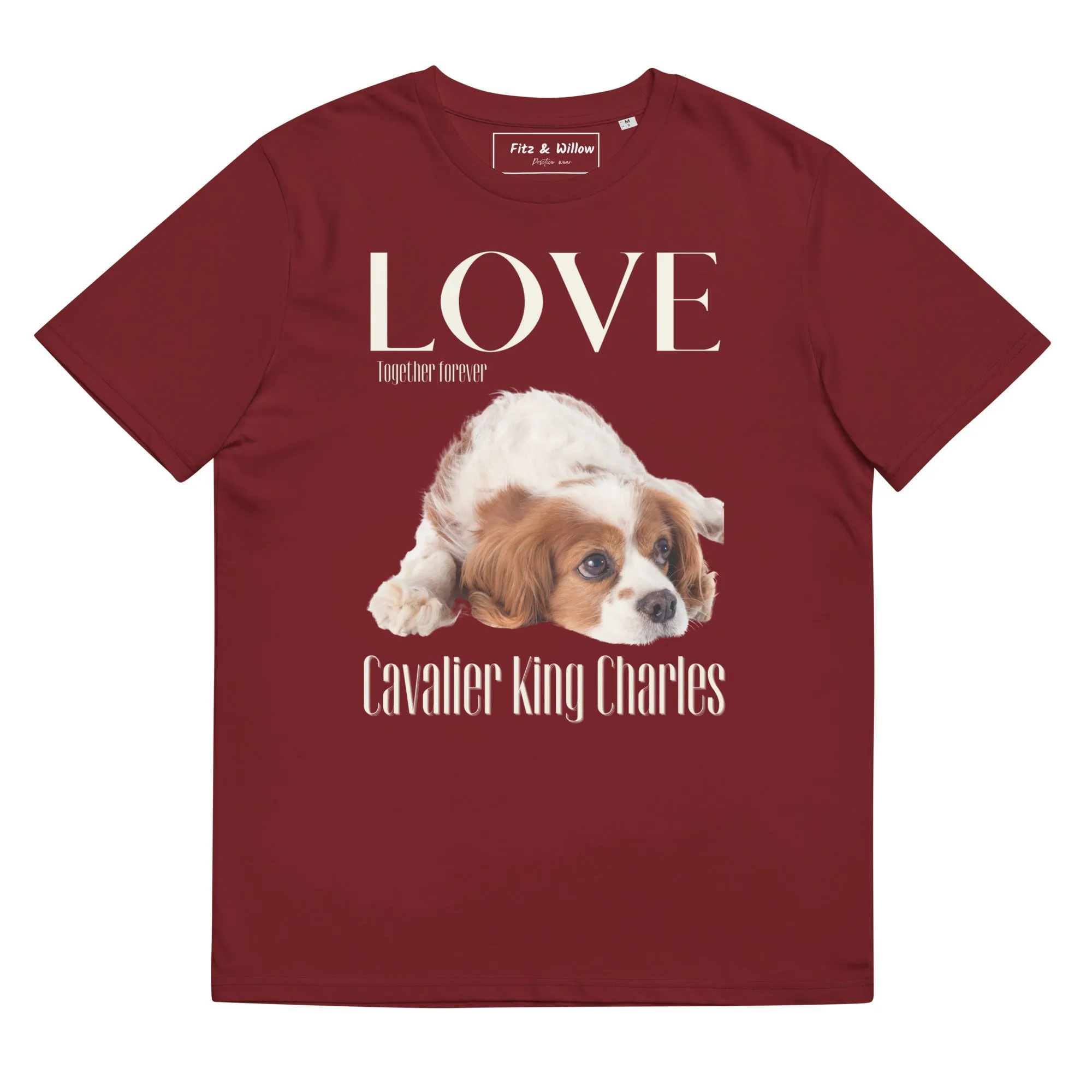 Cavalier King Charles Spaniel sustainable t-shirt
