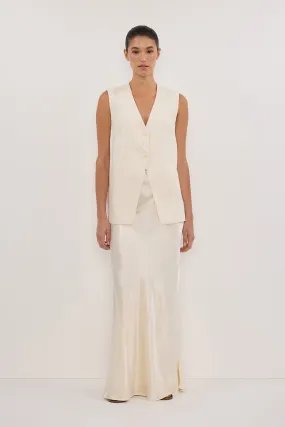 CHARLI CREAM SATIN MAXI SKIRT