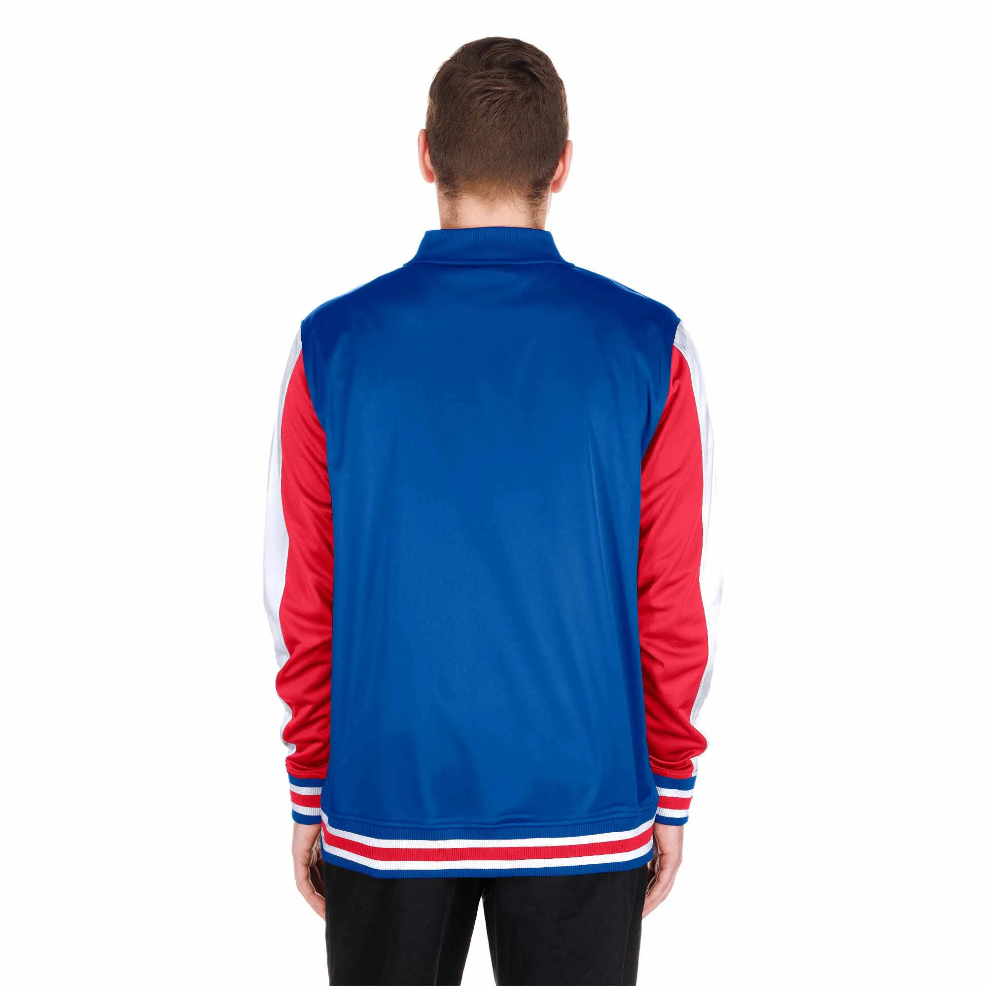 Chicago Cubs Bullseye Dual Logo Track Jacket