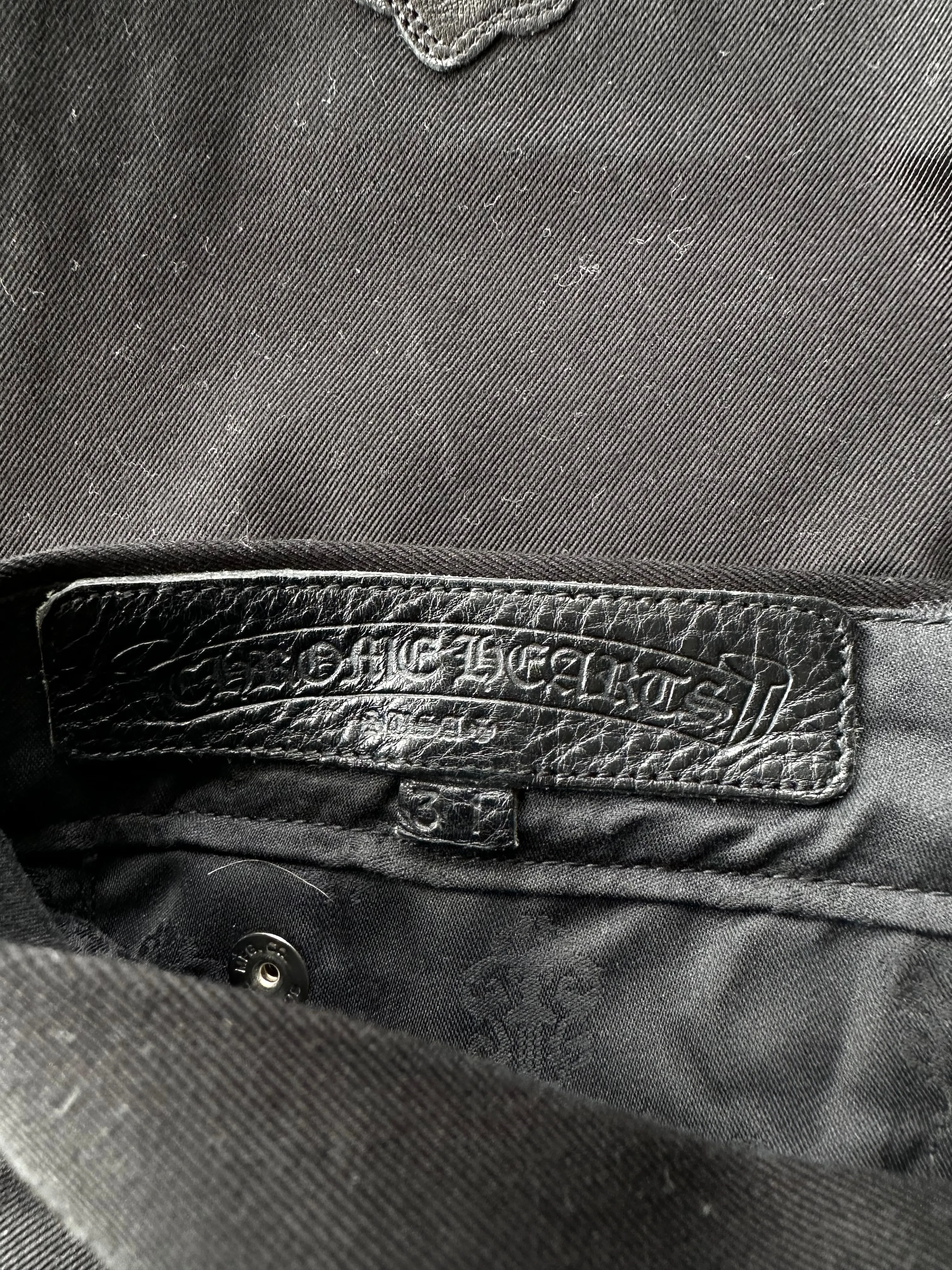 Chrome Hearts Black Camouflage Cross Patch Chino Pants