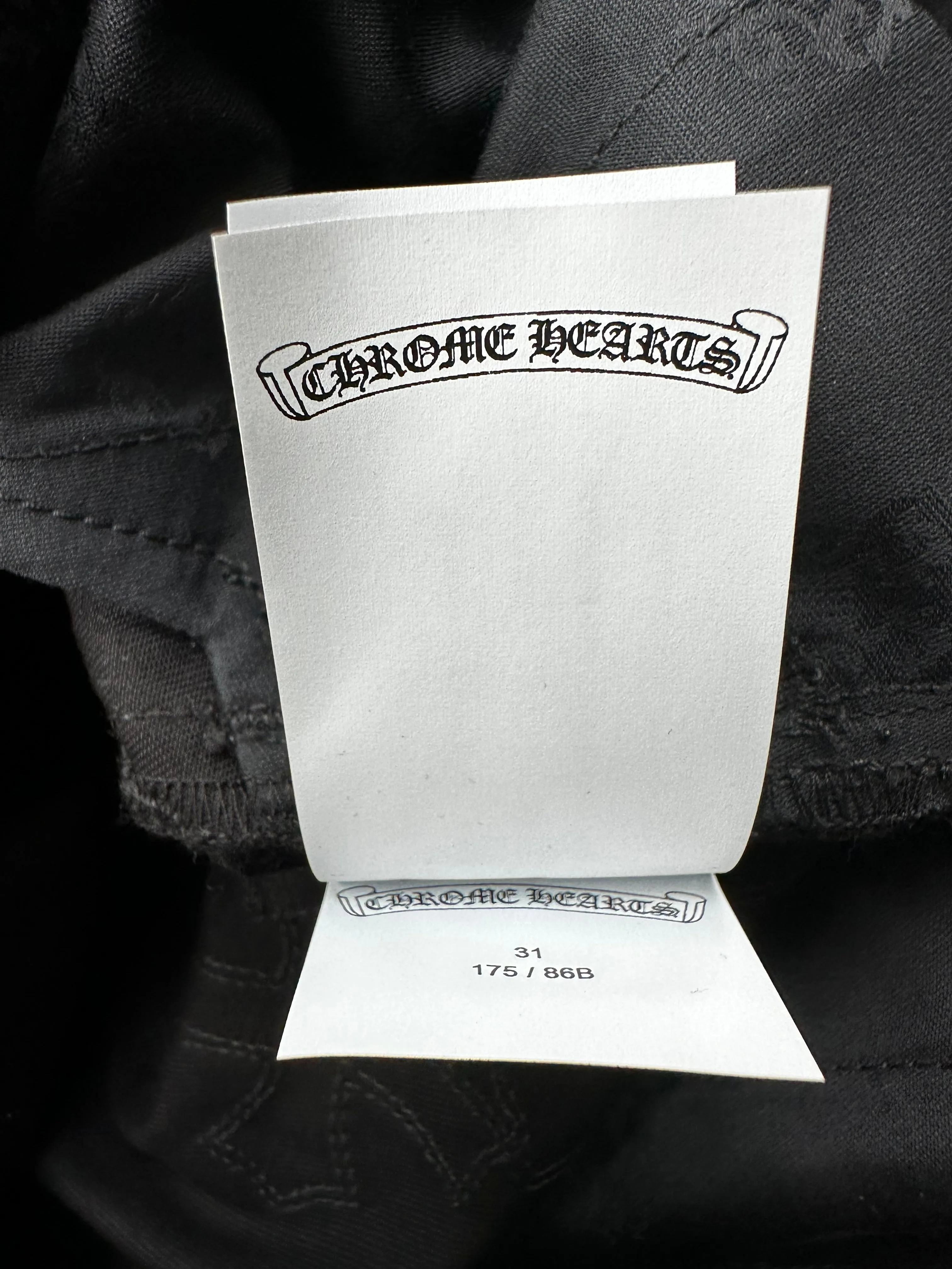 Chrome Hearts Black Camouflage Cross Patch Chino Pants