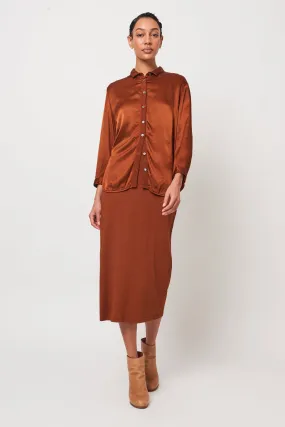 Cognac Lauren Blouse