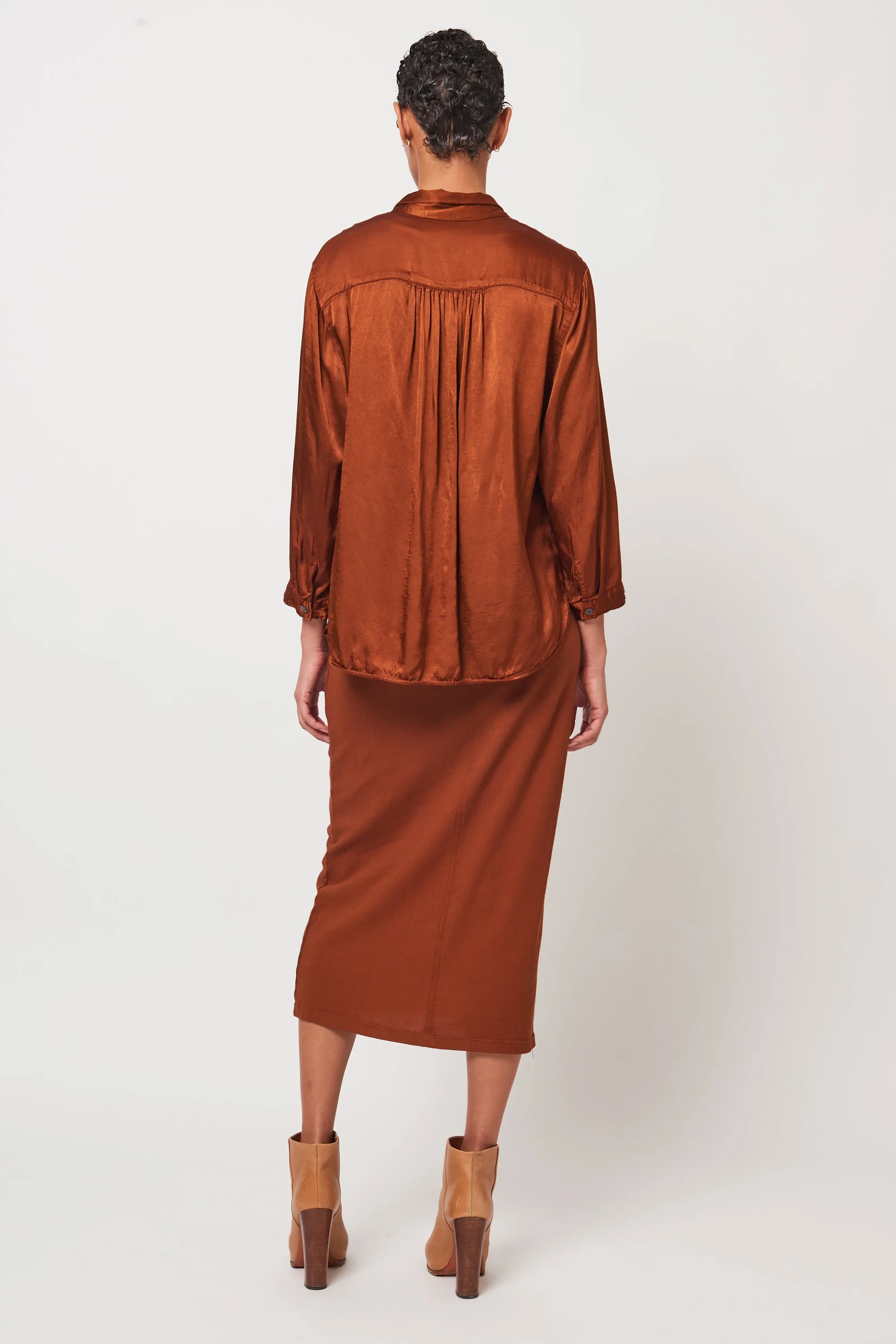 Cognac Lauren Blouse
