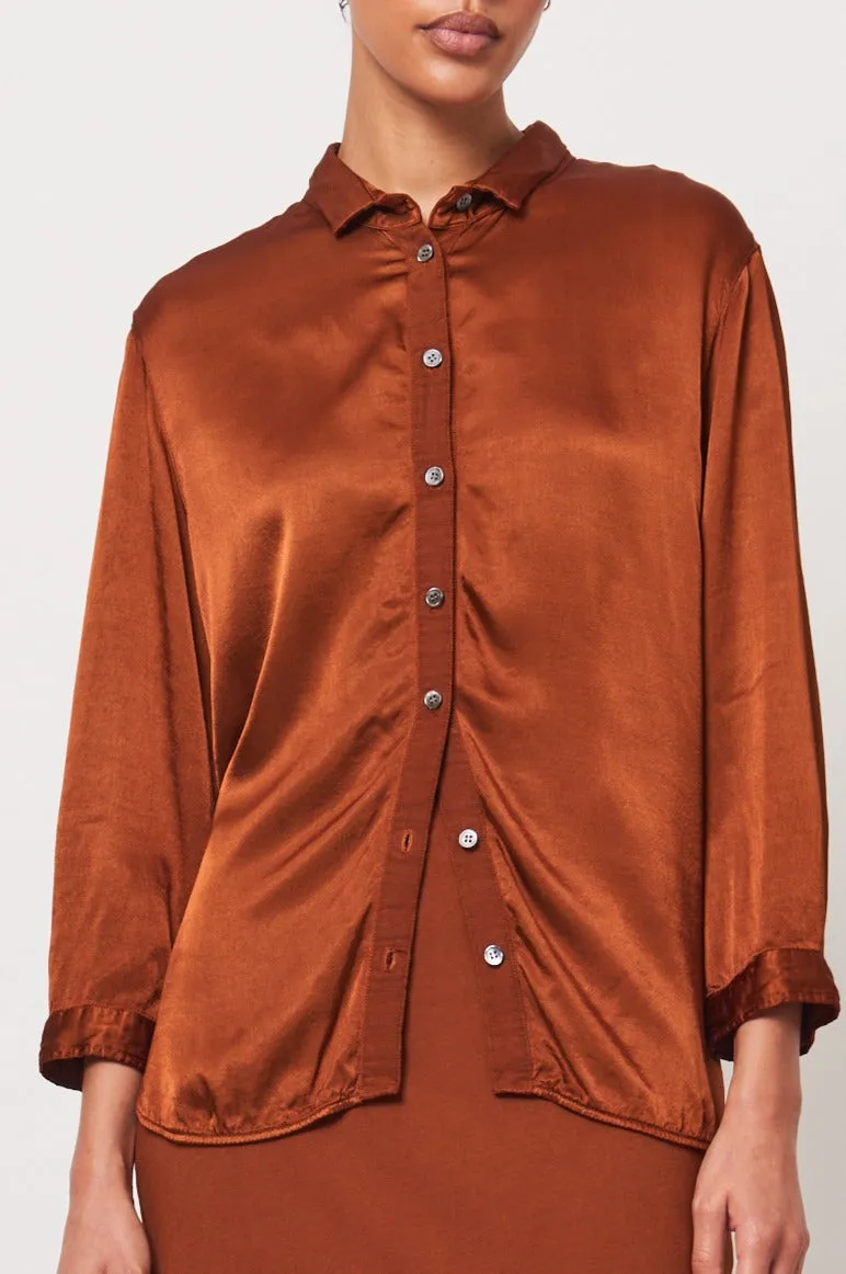 Cognac Lauren Blouse