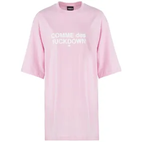 Comme Des Fuckdown Pink Cotton Dress