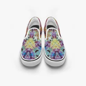 Conscious Split-Style Psychedelic Slip-On Shoes