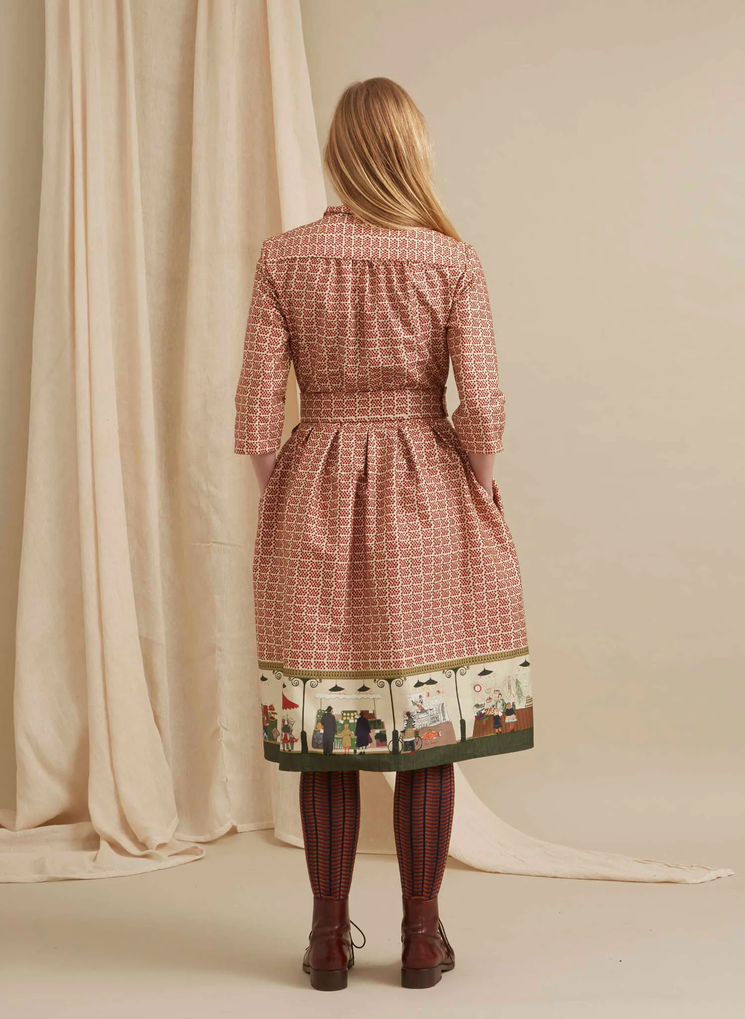 Cynthia Dress - Cream Farmers Market
