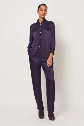 Dark Eggplant Lauren Blouse