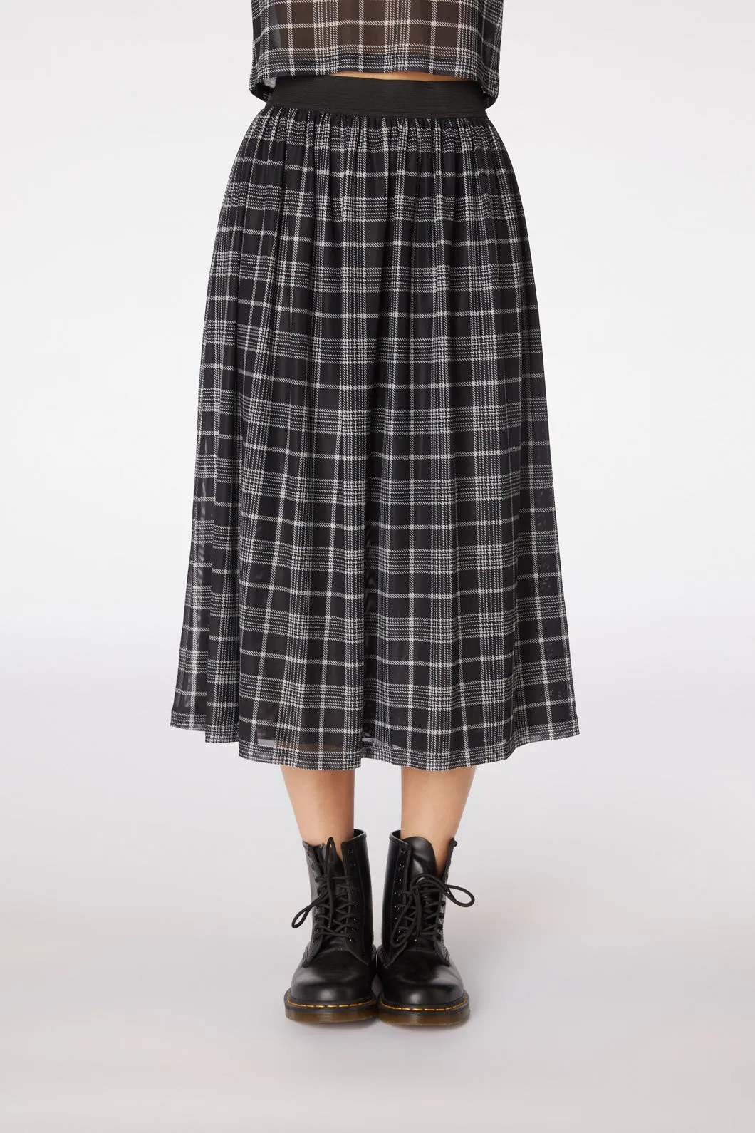 Double Trouble Mesh Skirt