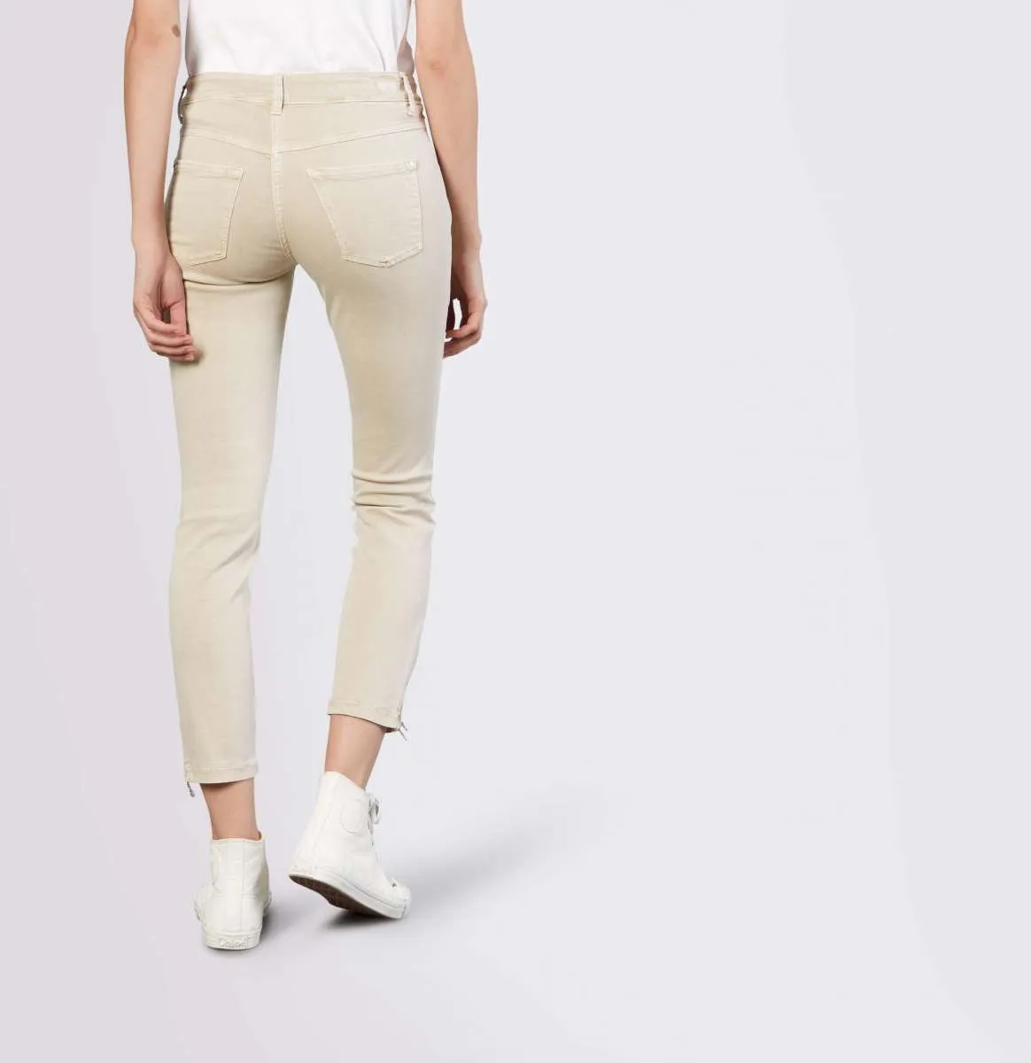 Dream Chic Crop Jean - Beige