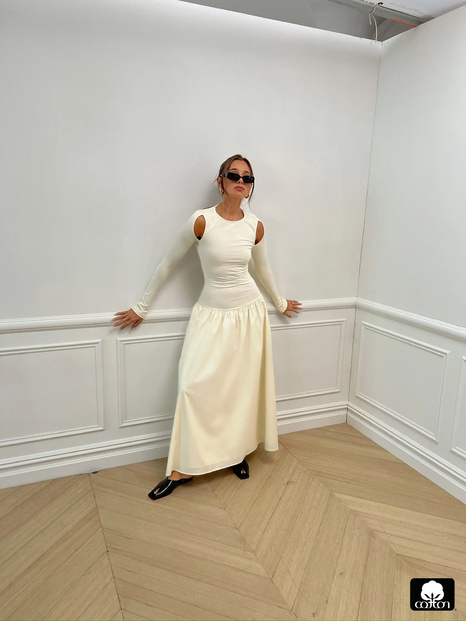 Drop Waist Maxi Dress