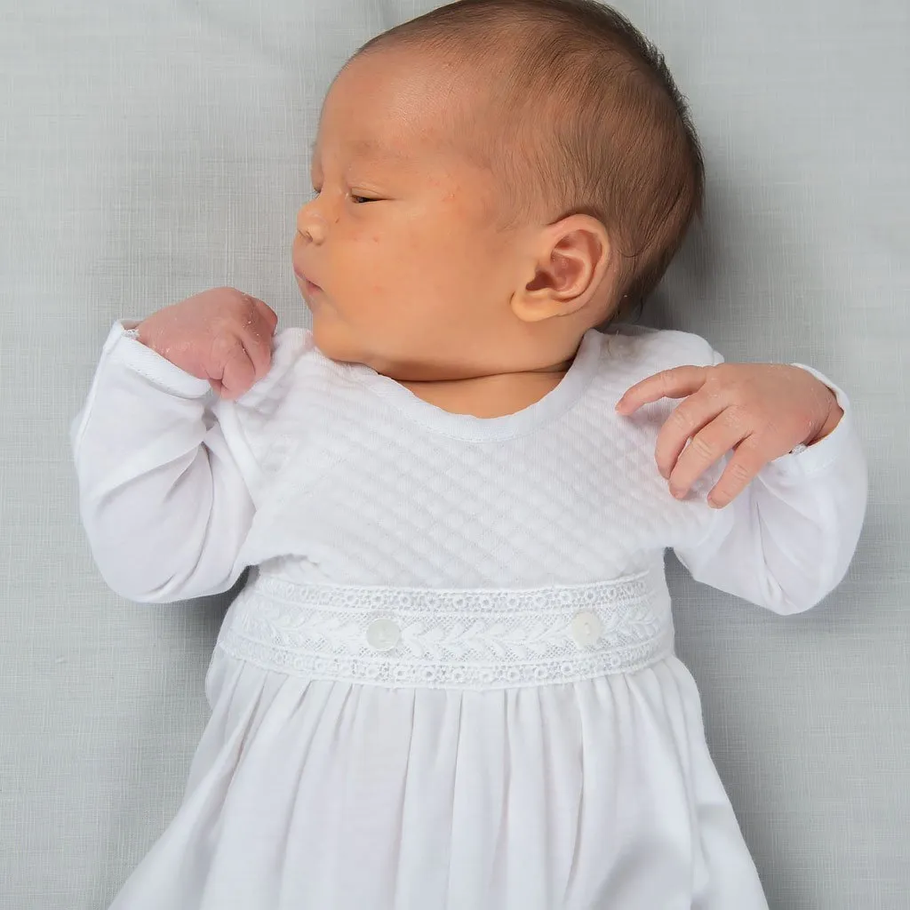 Elijah Newborn Gown & Hat