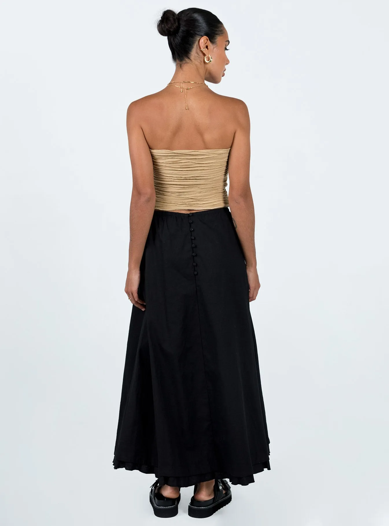 Empress Of Love Maxi Skirt Black