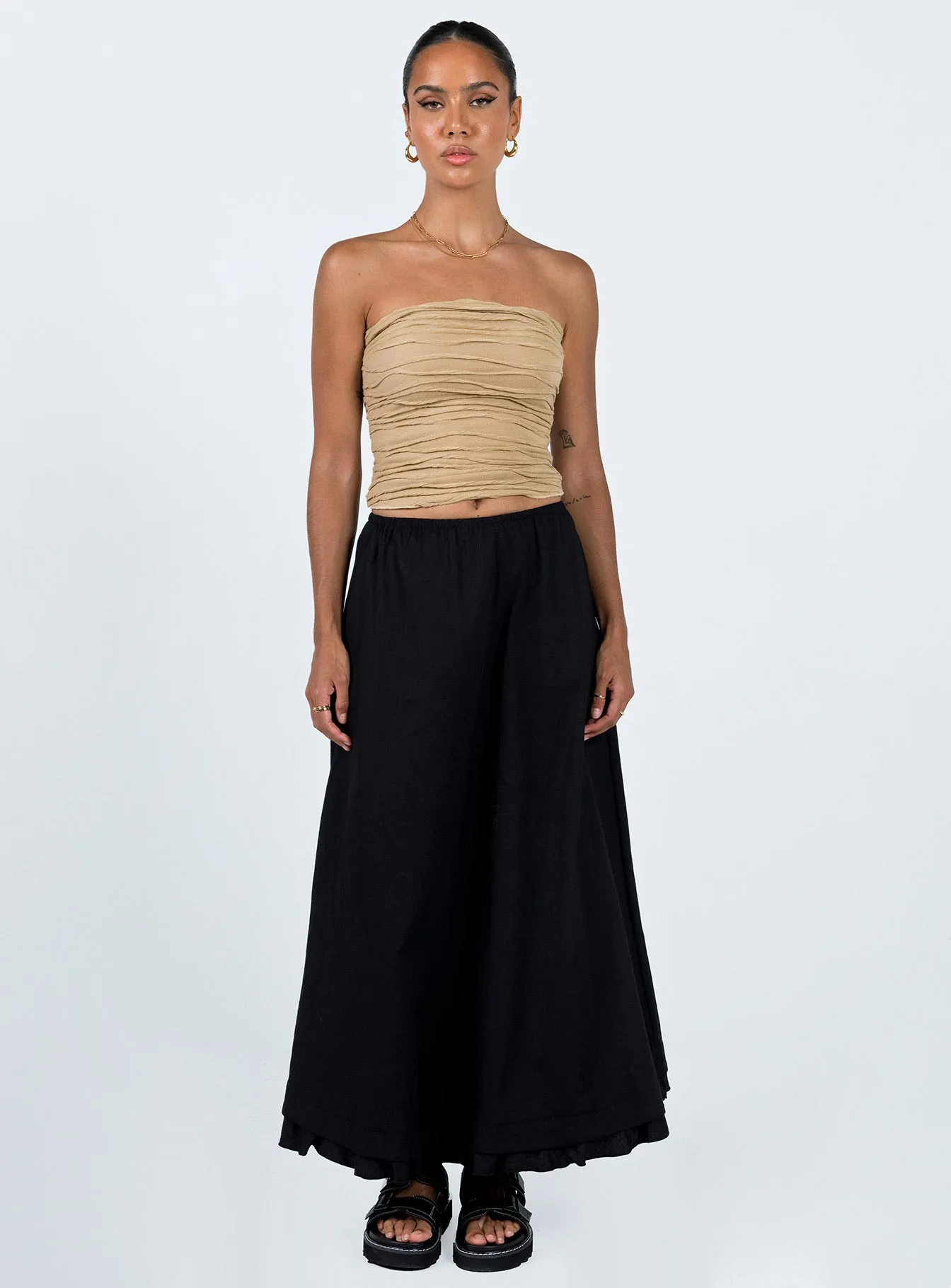 Empress Of Love Maxi Skirt Black