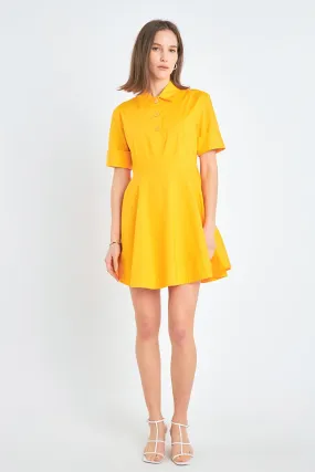 English Factory - Cotton Shirt Mini Dress