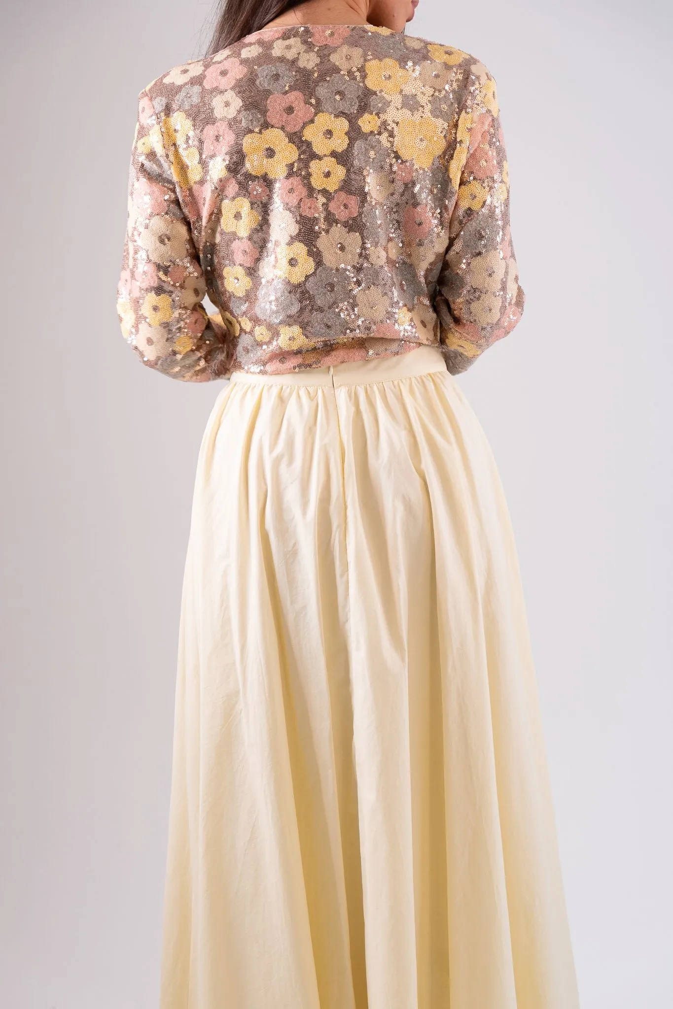 Erica Maxi Skirt In Lemon