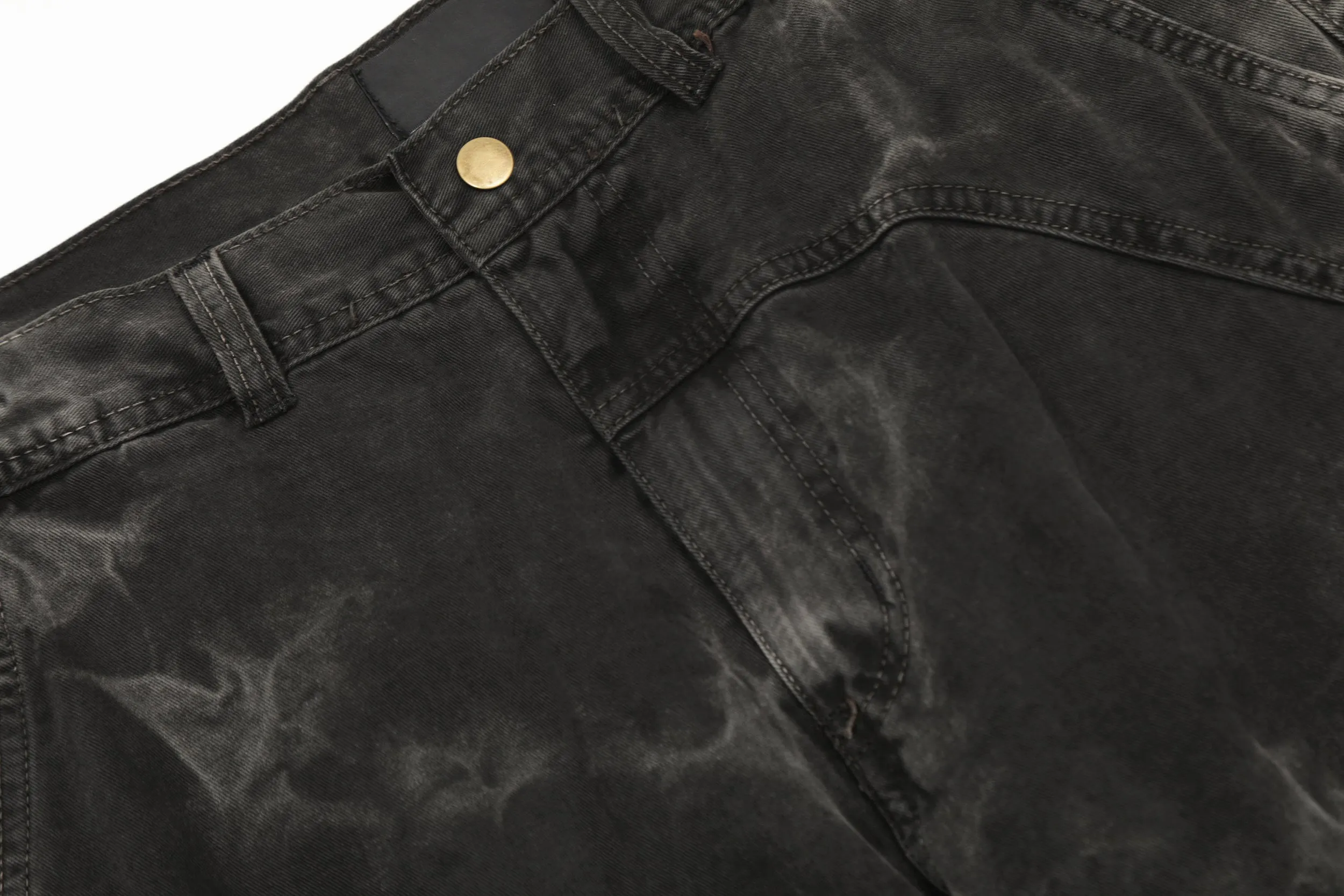 Faire Echo Tie-Dye Design Straight-Leg Pants
