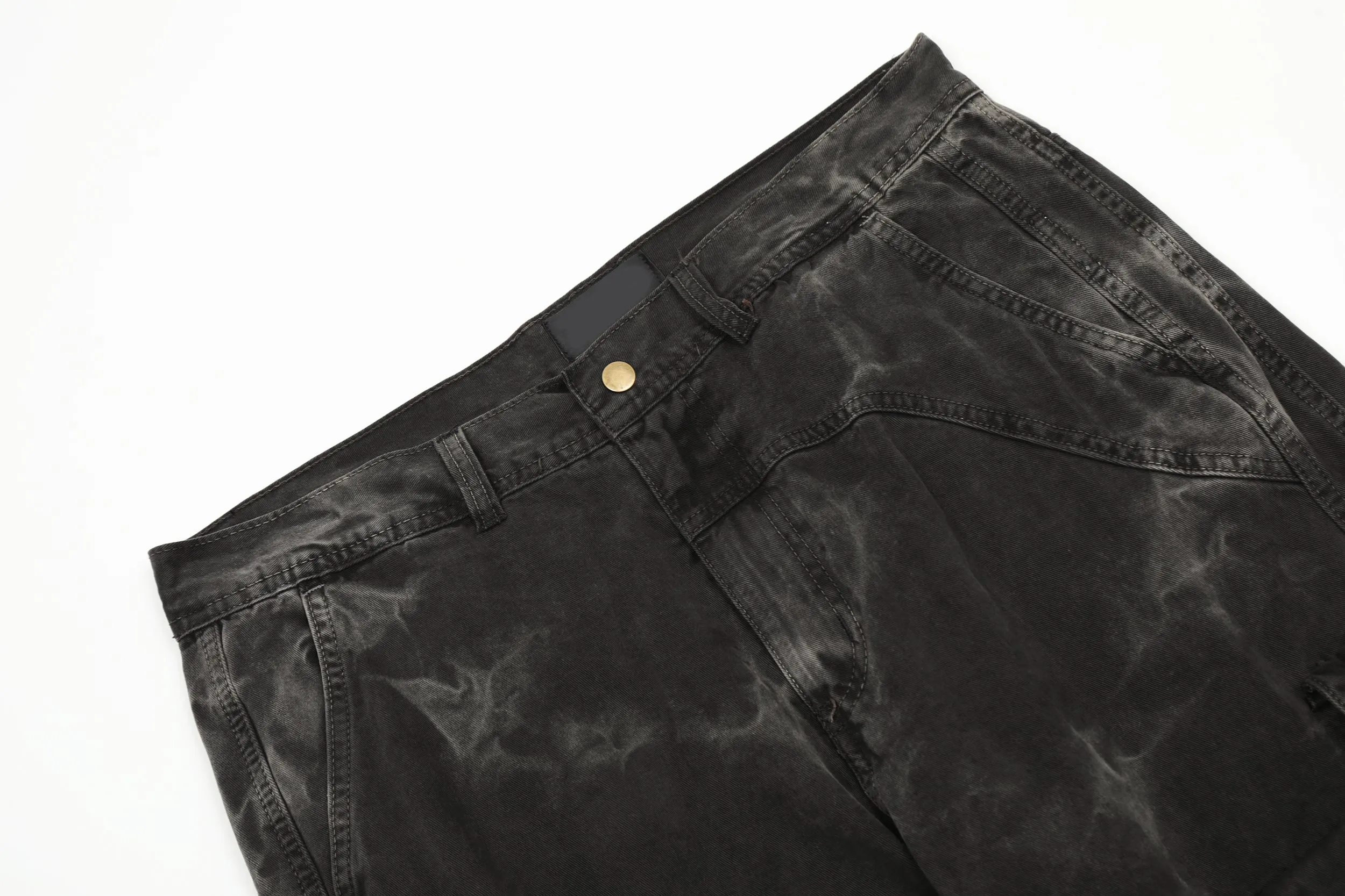 Faire Echo Tie-Dye Design Straight-Leg Pants