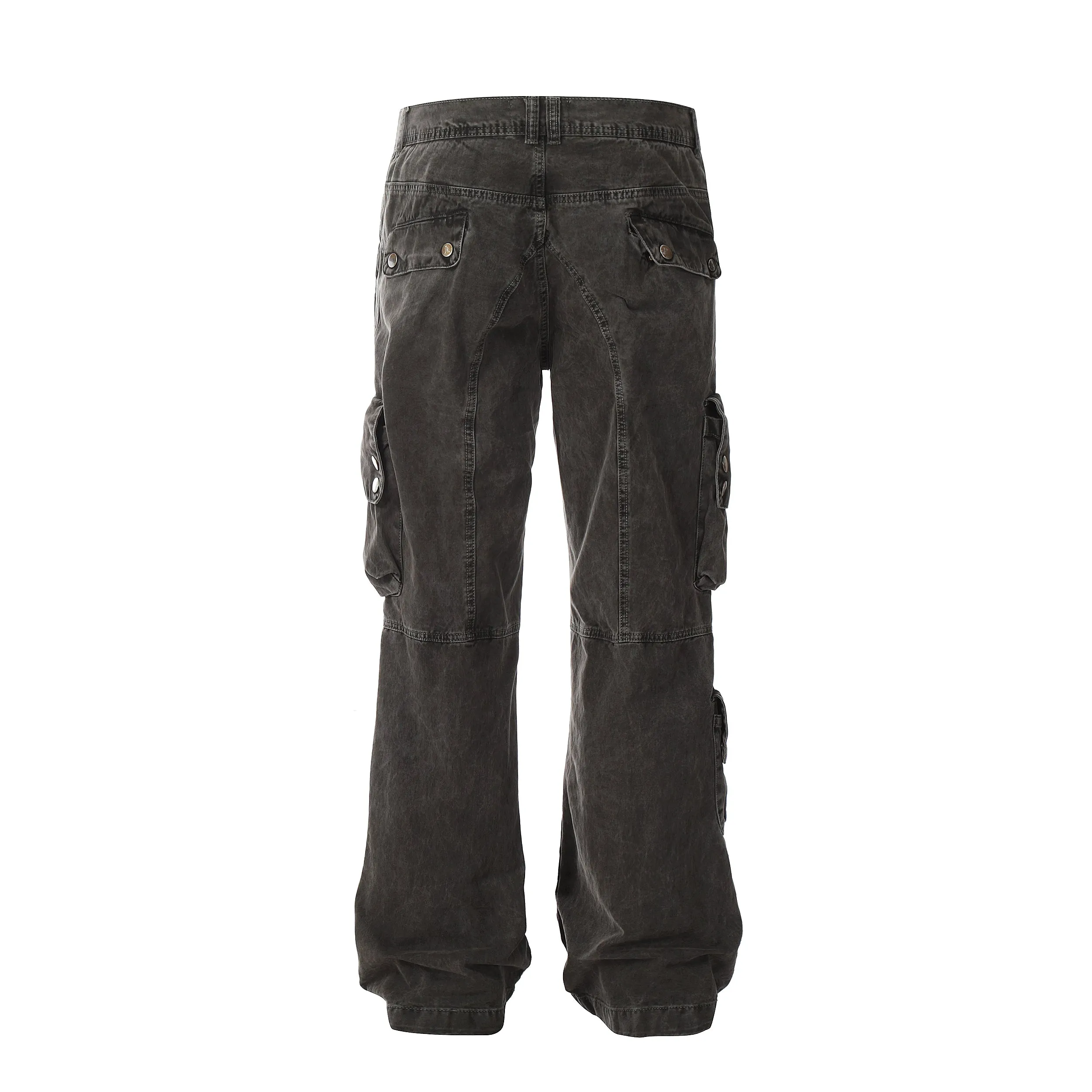 Faire Echo Tie-Dye Design Straight-Leg Pants