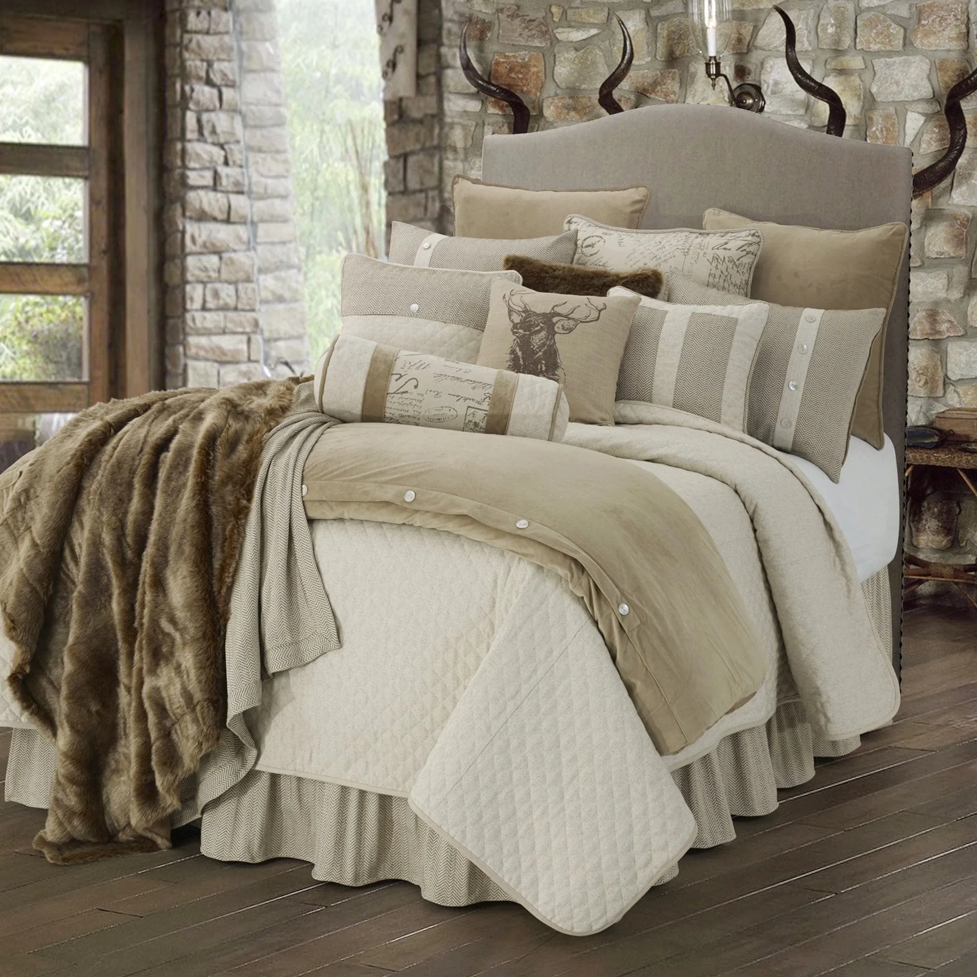 Fairfield Linen Coverlet Set