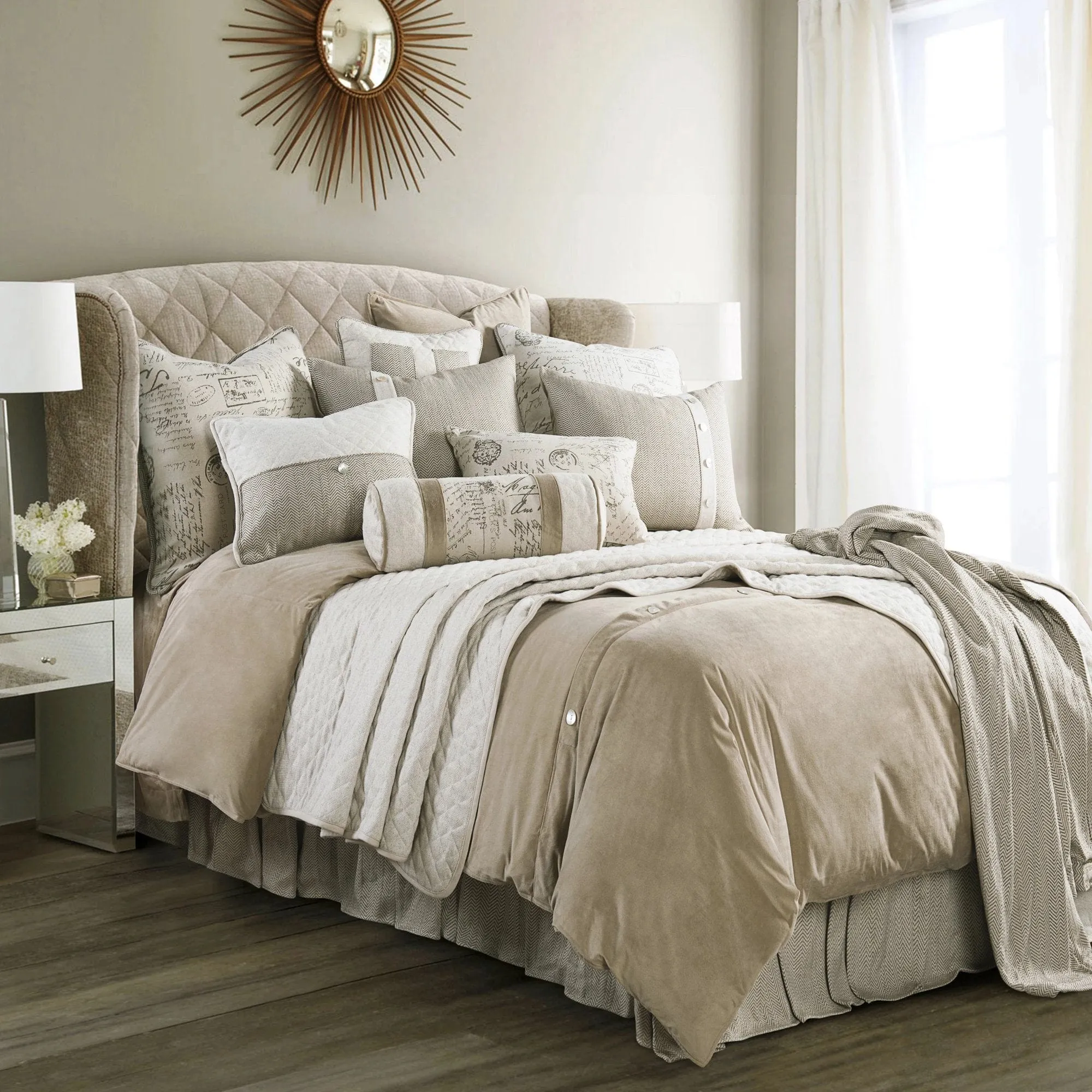 Fairfield Linen Coverlet Set