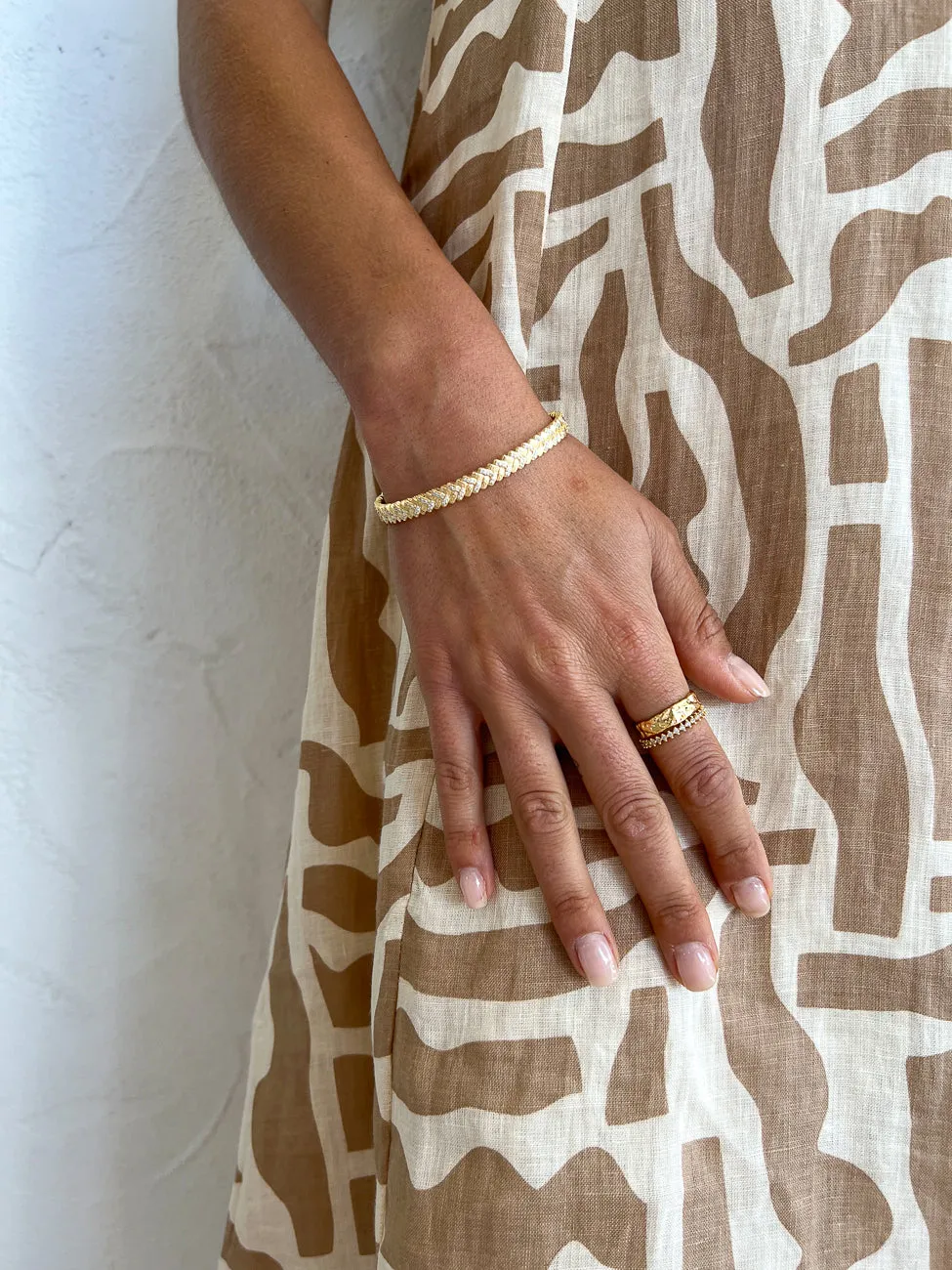 Faithfull the Brand Sorso Midi Dress in Tulli Neutral