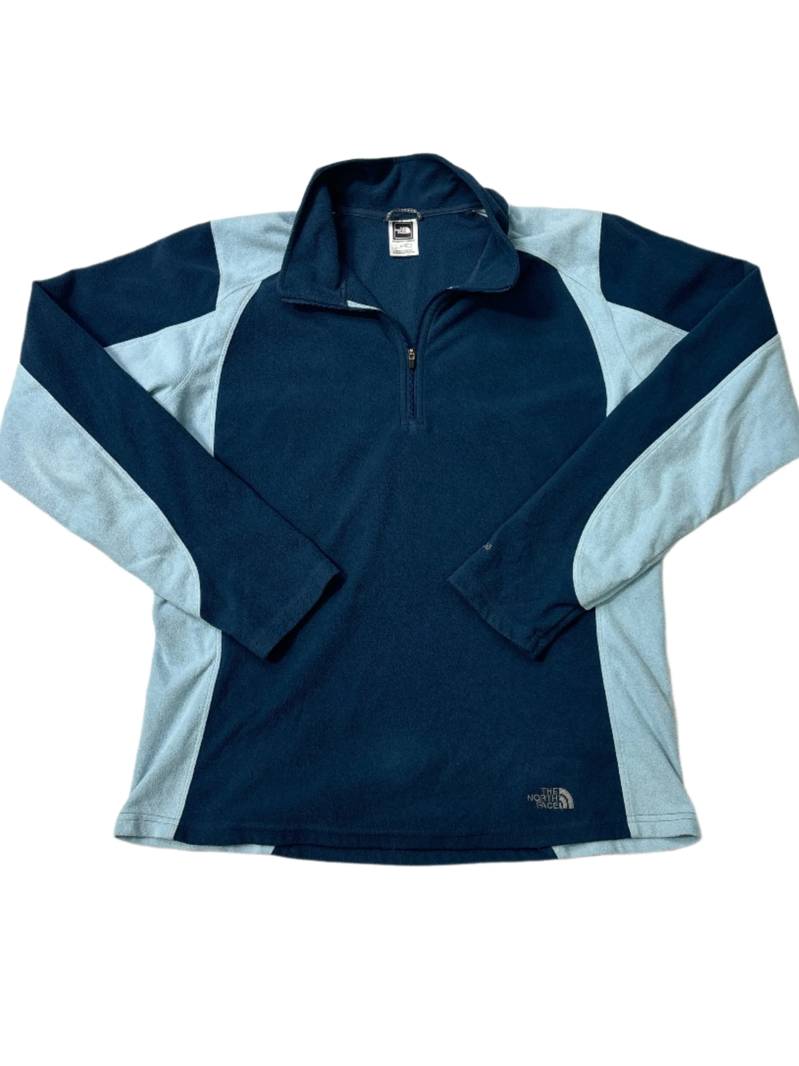 Fleece 1/4 Zip By The North Face In Blue Size: Xl