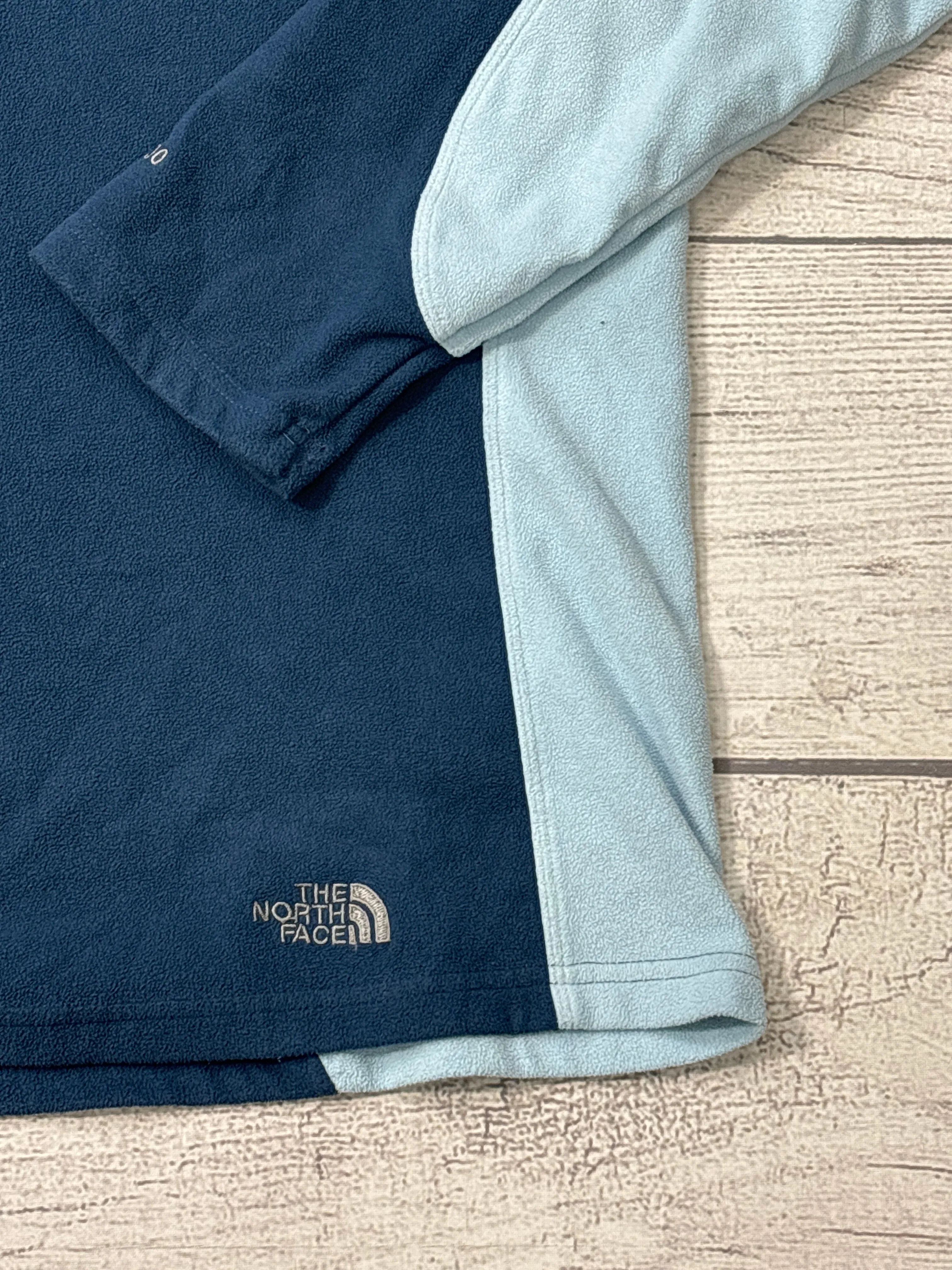Fleece 1/4 Zip By The North Face In Blue Size: Xl