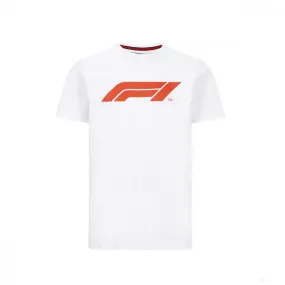 Formula 1 T-shirt, Formula 1 Logo, White, 2020