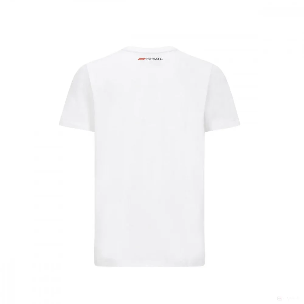 Formula 1 T-shirt, Formula 1 Logo, White, 2020
