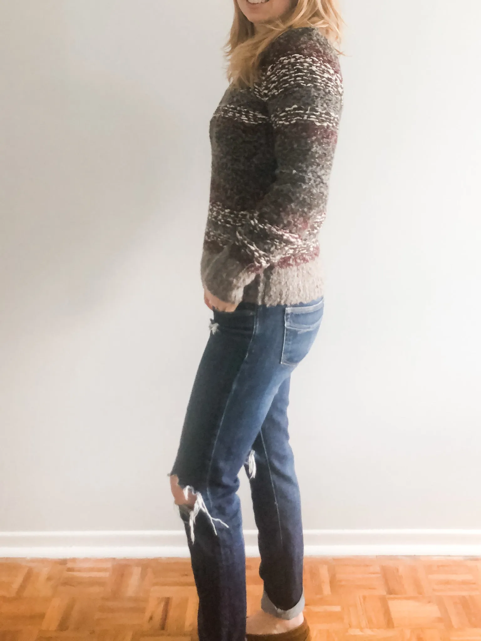 GAP 1969 Destructed Always Skinny Dark Denim Jeans - Size 4
