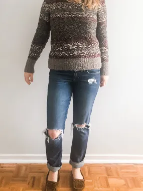 GAP 1969 Destructed Always Skinny Dark Denim Jeans - Size 4