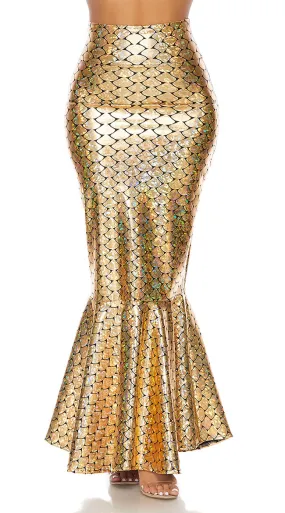 Glitter Hologram Mermaid Skirt