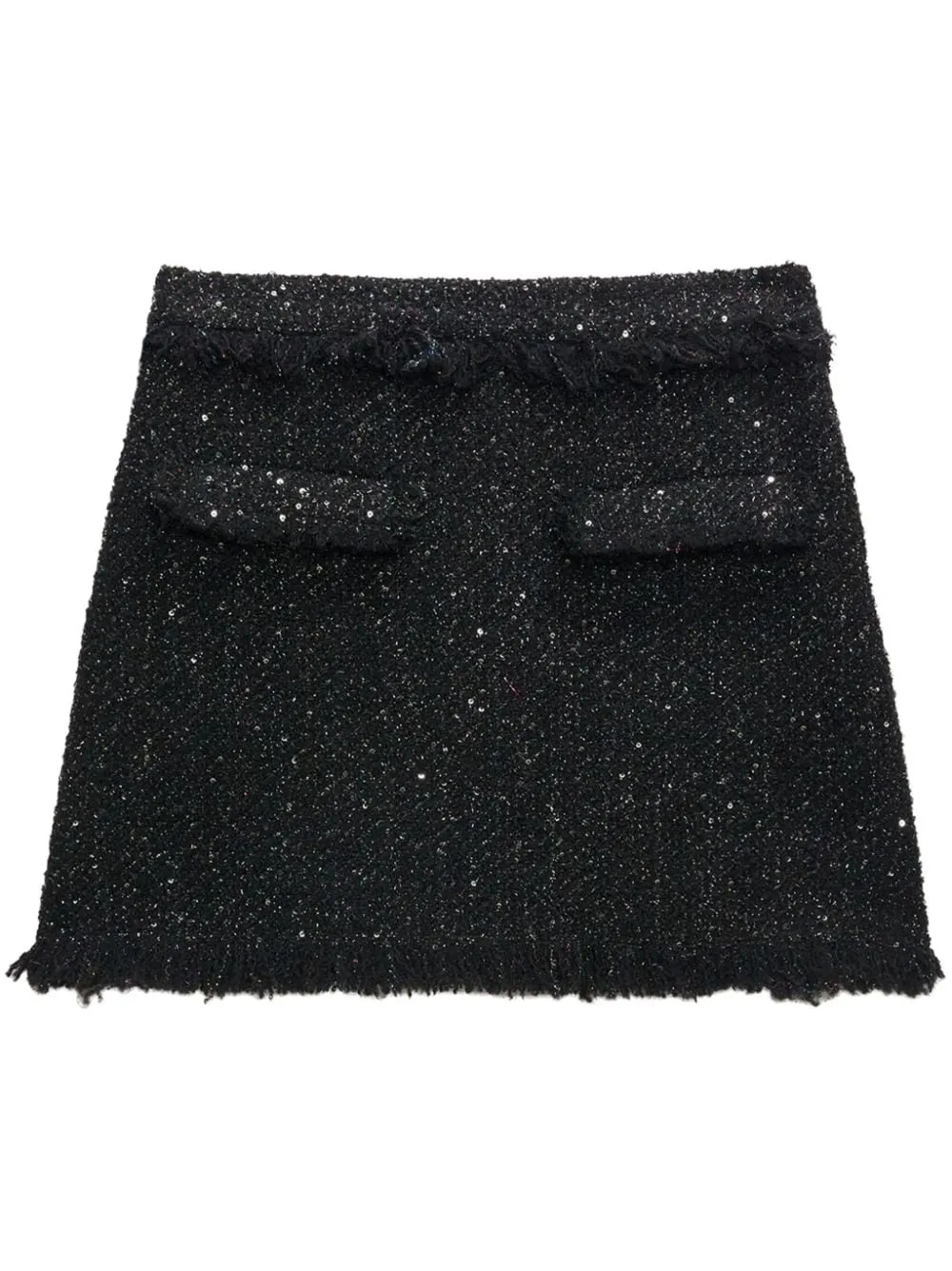 Glittery Tweed Skirt