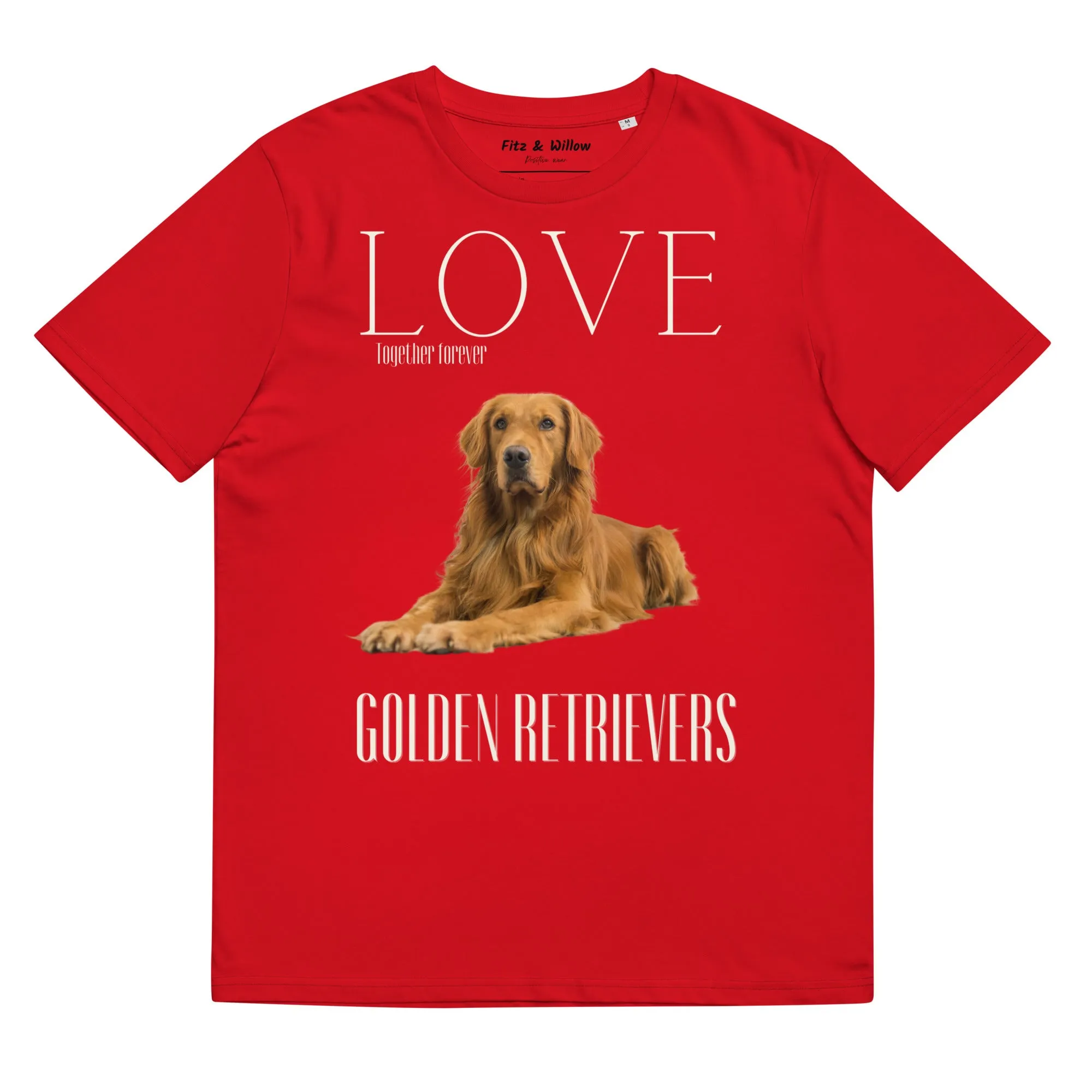 Golden Retriever lovers organic t-shirt