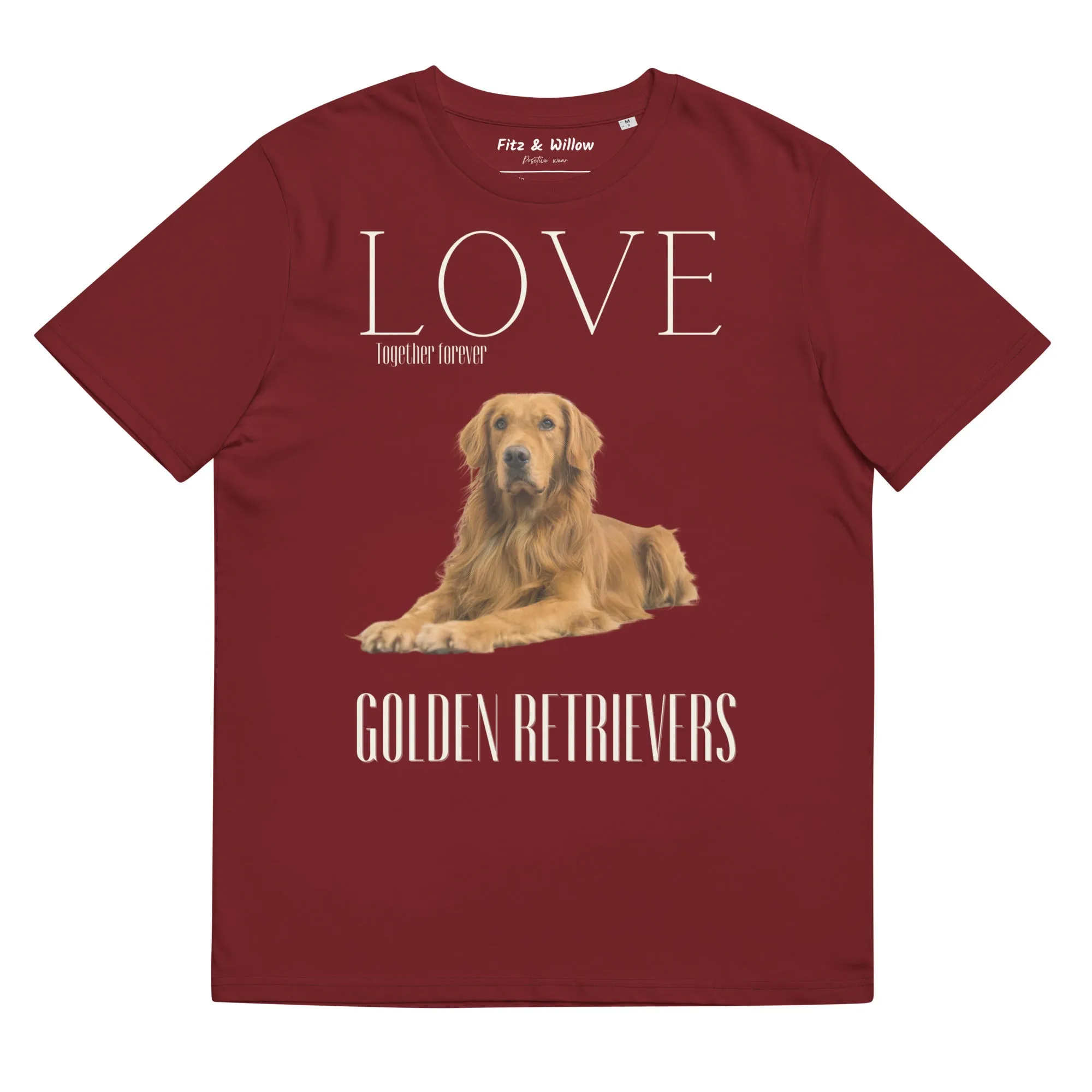 Golden Retriever lovers organic t-shirt