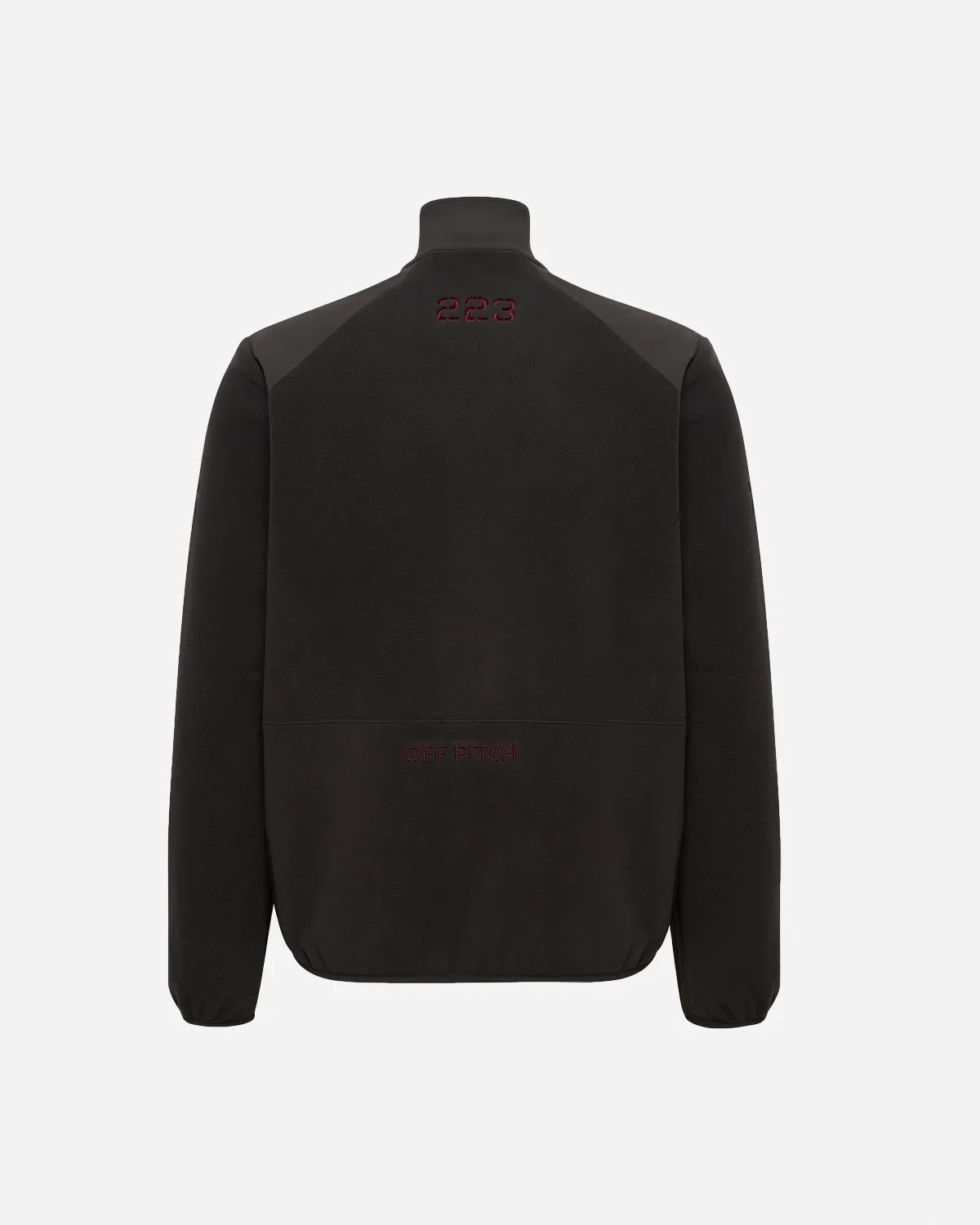 Halo Dbu Paneled Fleece Jacket - Raven