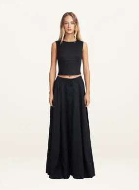 Hansen & Gretel Mana Maxi Skirt in BLACK