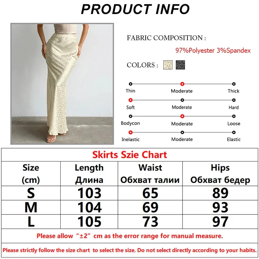 High-Waist Mermaid Skirt in Animal Print