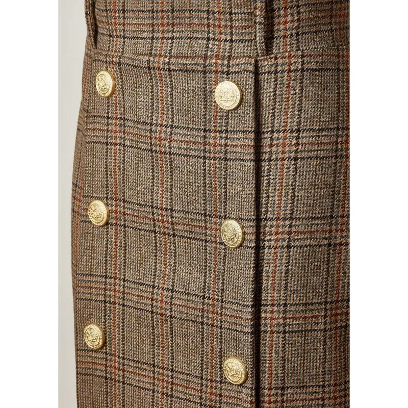 Holland Cooper Knightsbridge Ladies Tweed Skirt - Bourbon Tweed